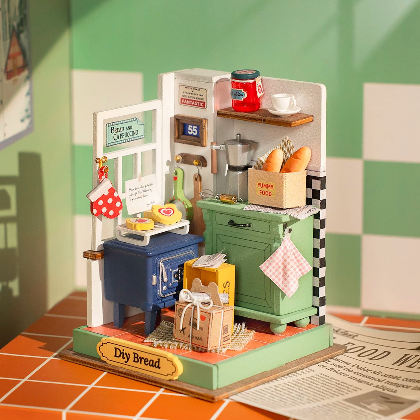 Rolife Afternoon Baking Time DIY Miniature House