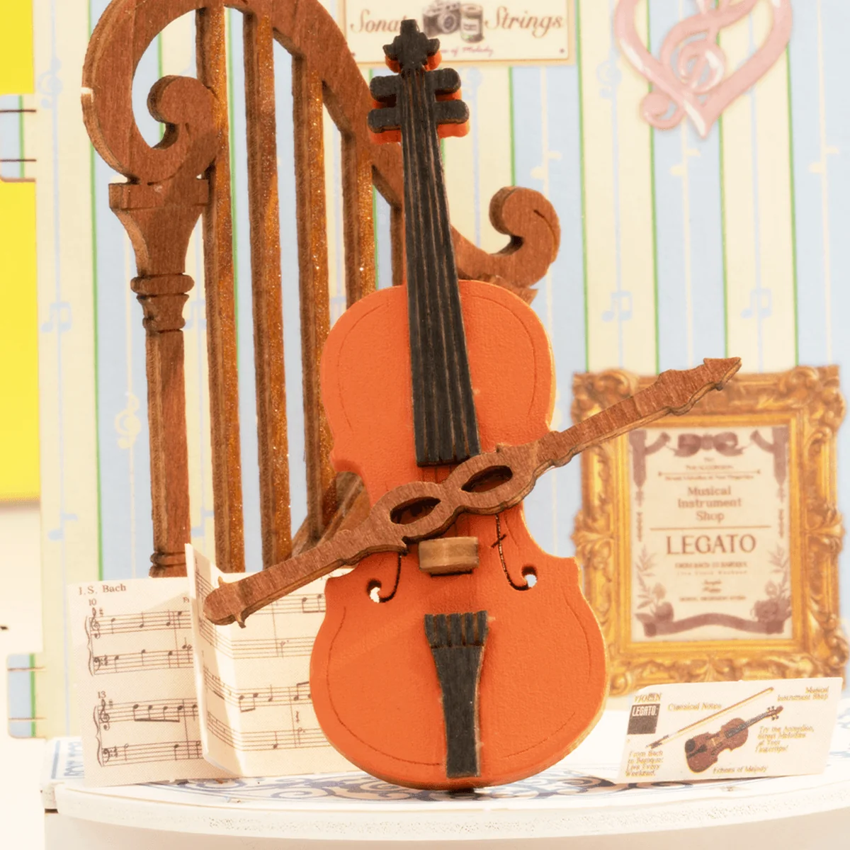 Rolife Melody Instrument Shop DIY Miniature House DS047