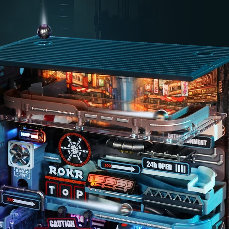 Rolife The Last City Book Nook Shelf Insert MR01S