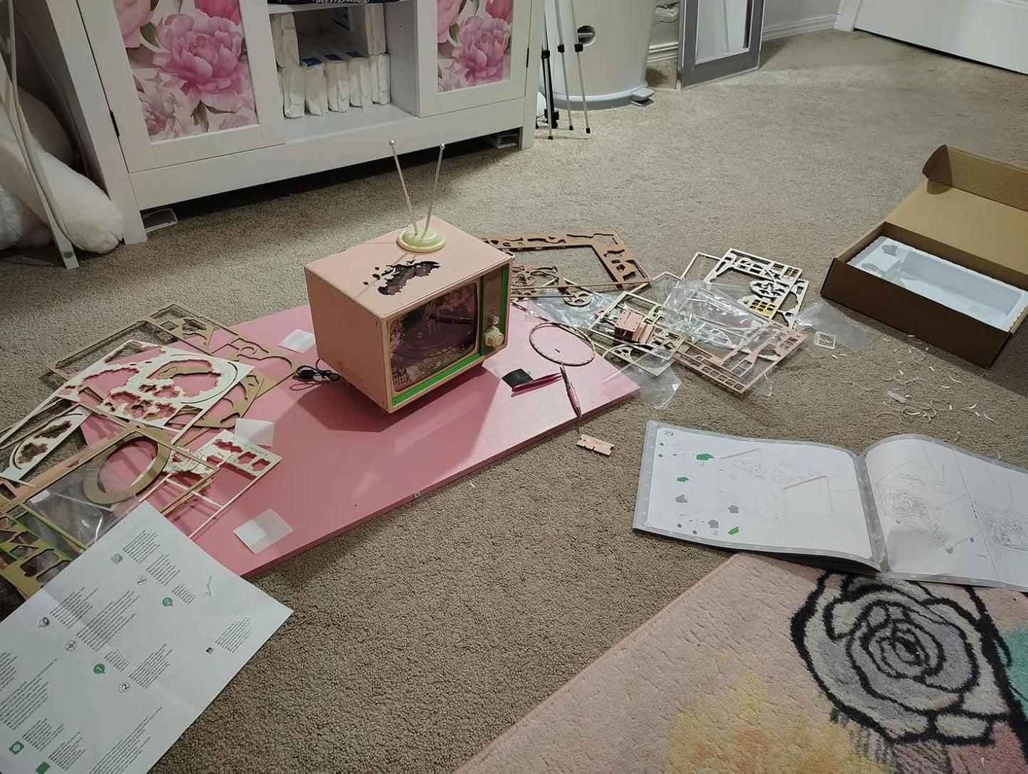 Rolife Sakura Dreamy Tour DIY Music Box 3D Wooden Puzzle