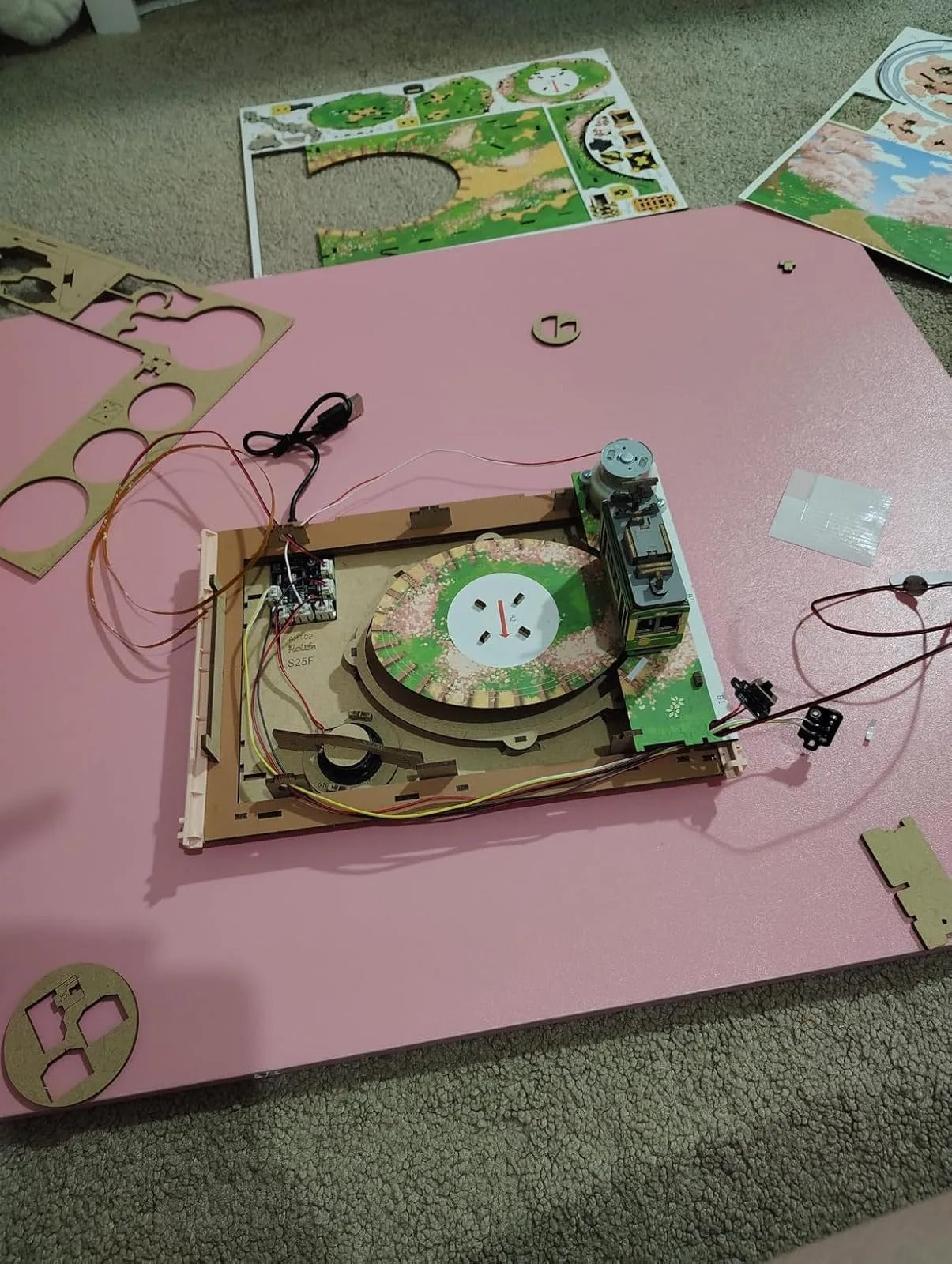 Rolife Sakura Dreamy Tour DIY Music Box 3D Wooden Puzzle