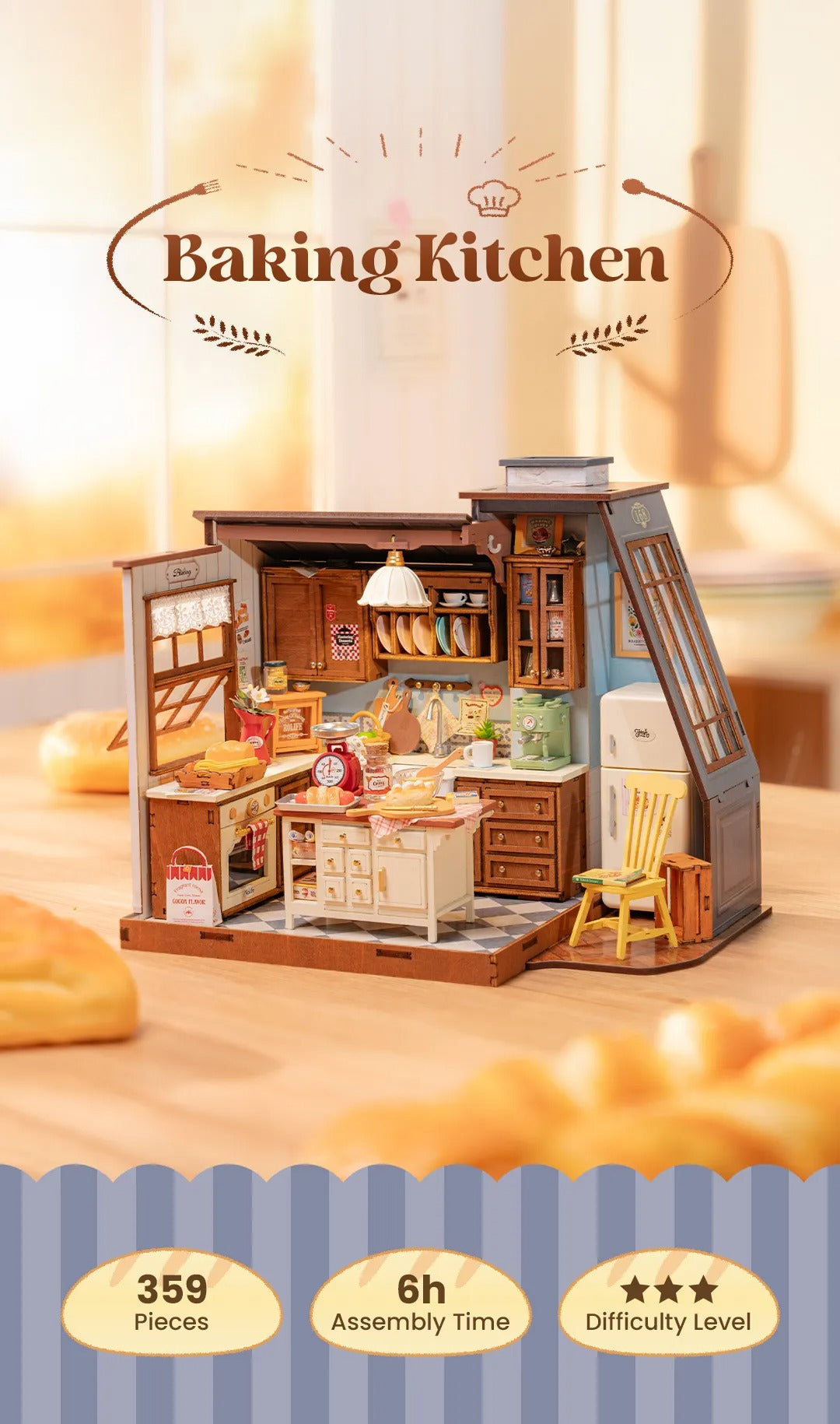 Rolife DIY Miniature House - Baking Kitchen DG172