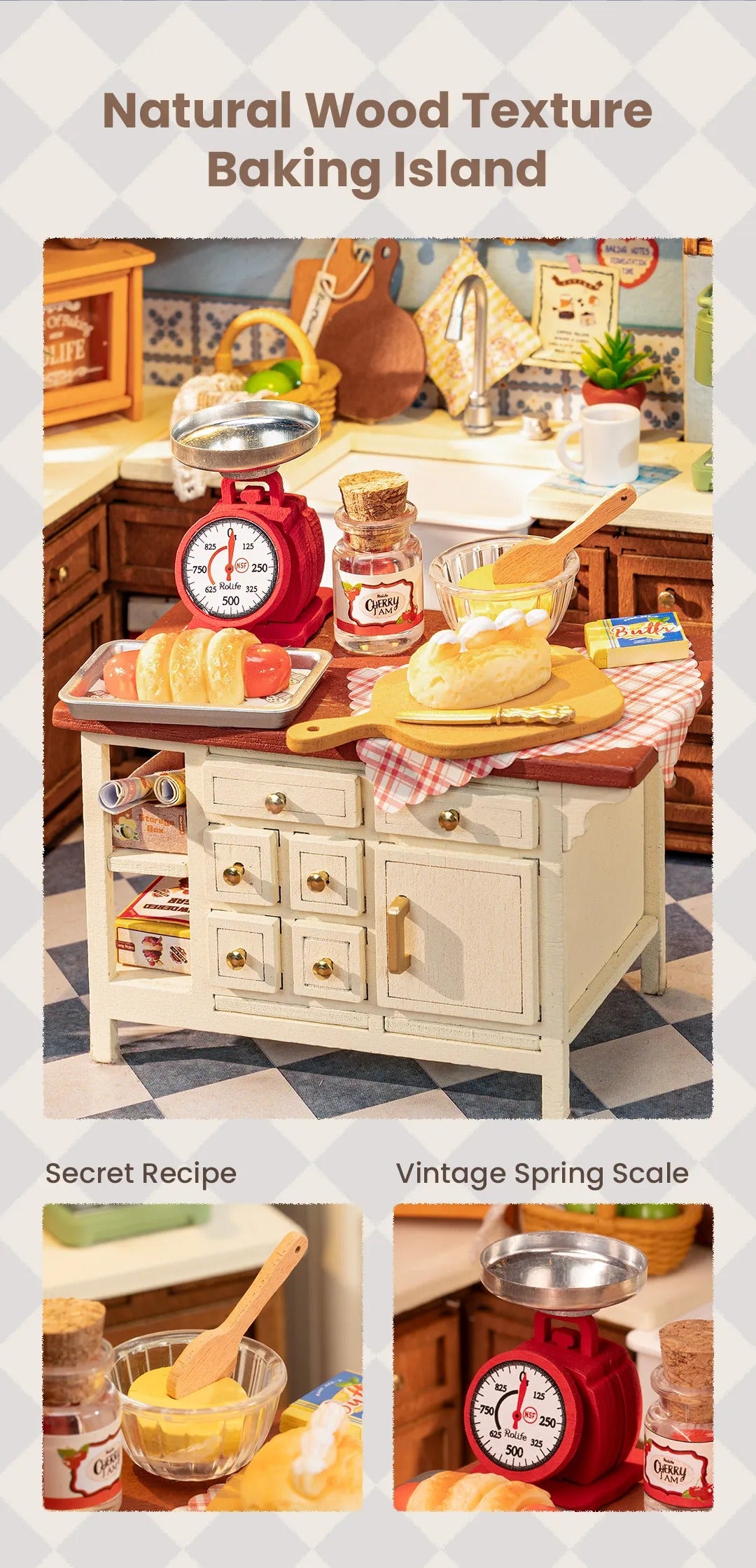 Rolife DIY Miniature House - Baking Kitchen DG172