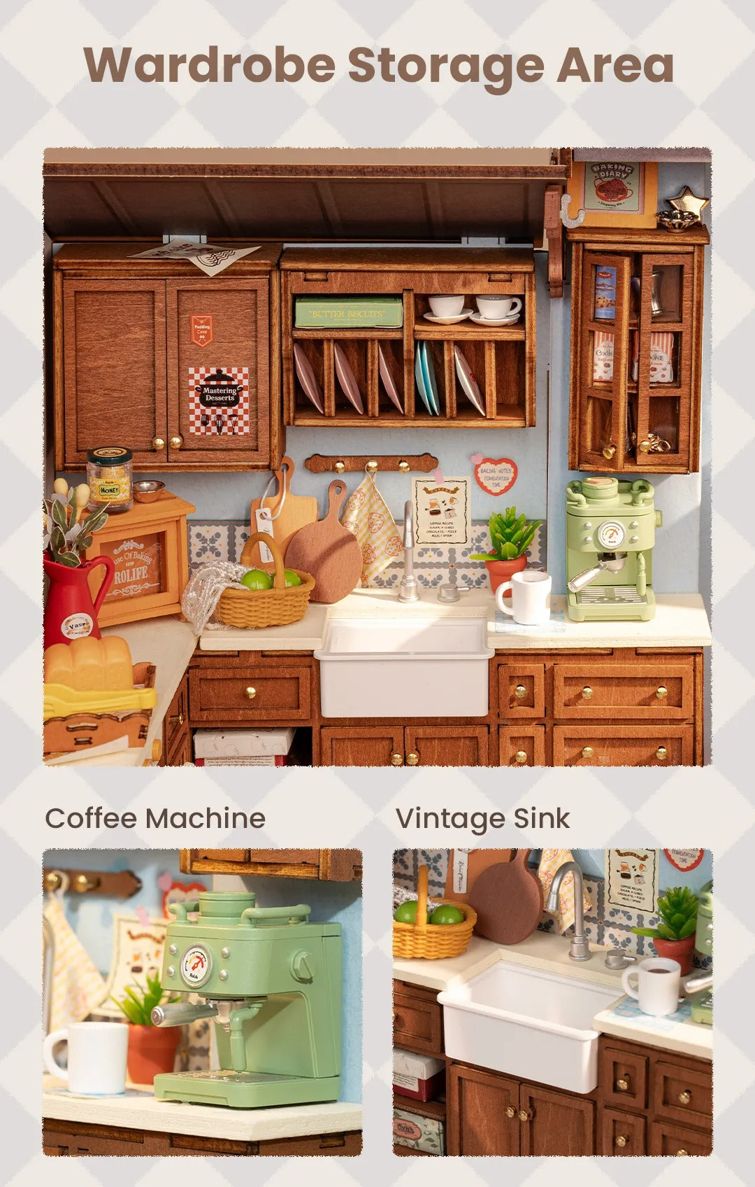 Rolife DIY Miniature House - Baking Kitchen DG172