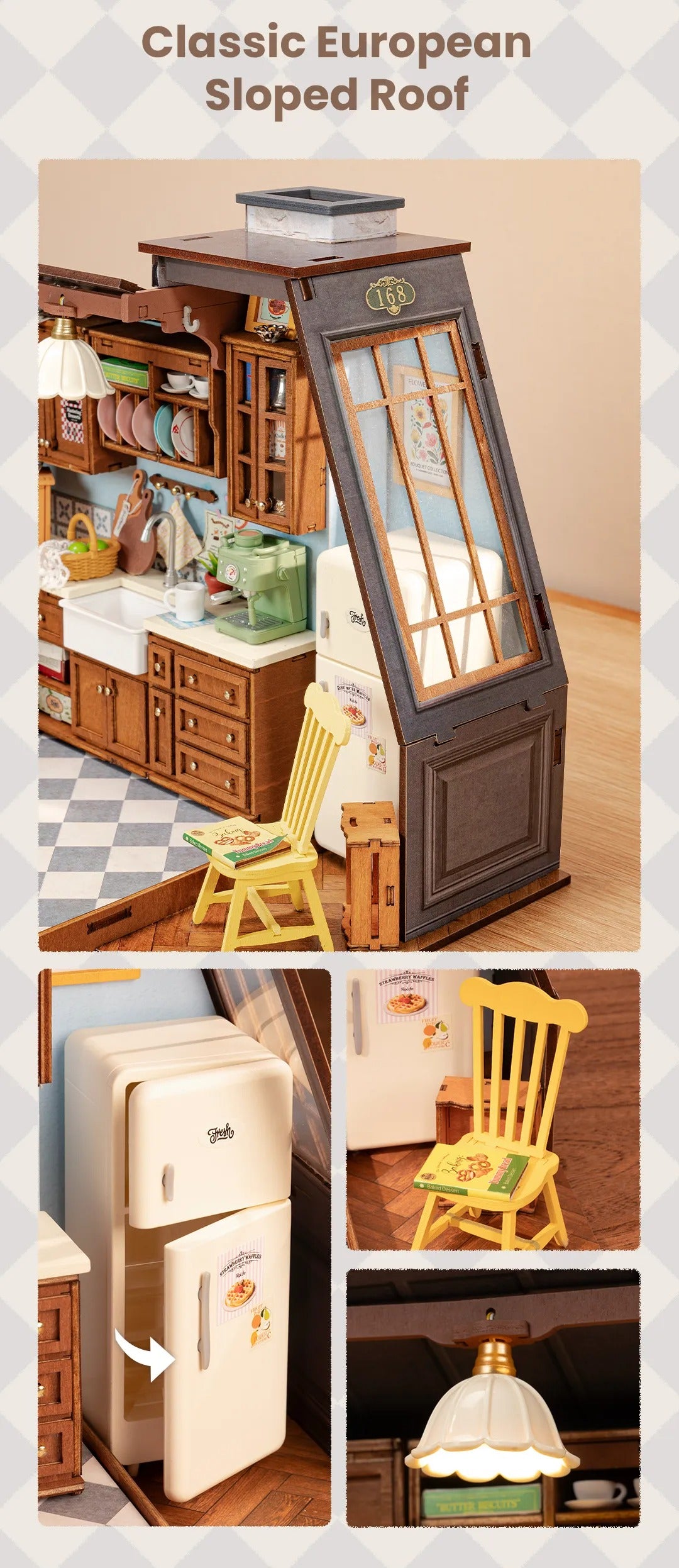 Rolife DIY Miniature House - Baking Kitchen DG172