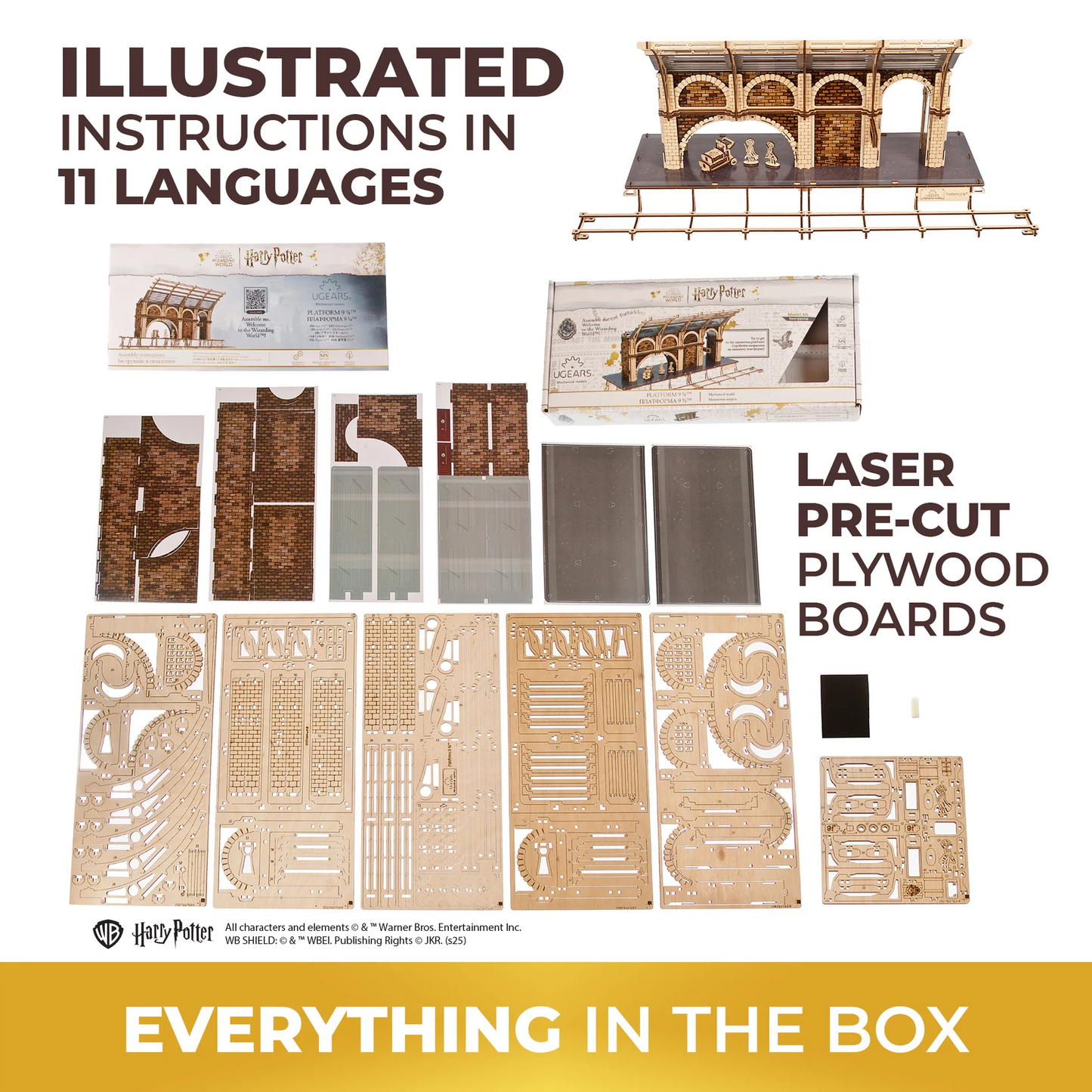 UGears Platform 9 ¾ - 230 Pieces (Easy)