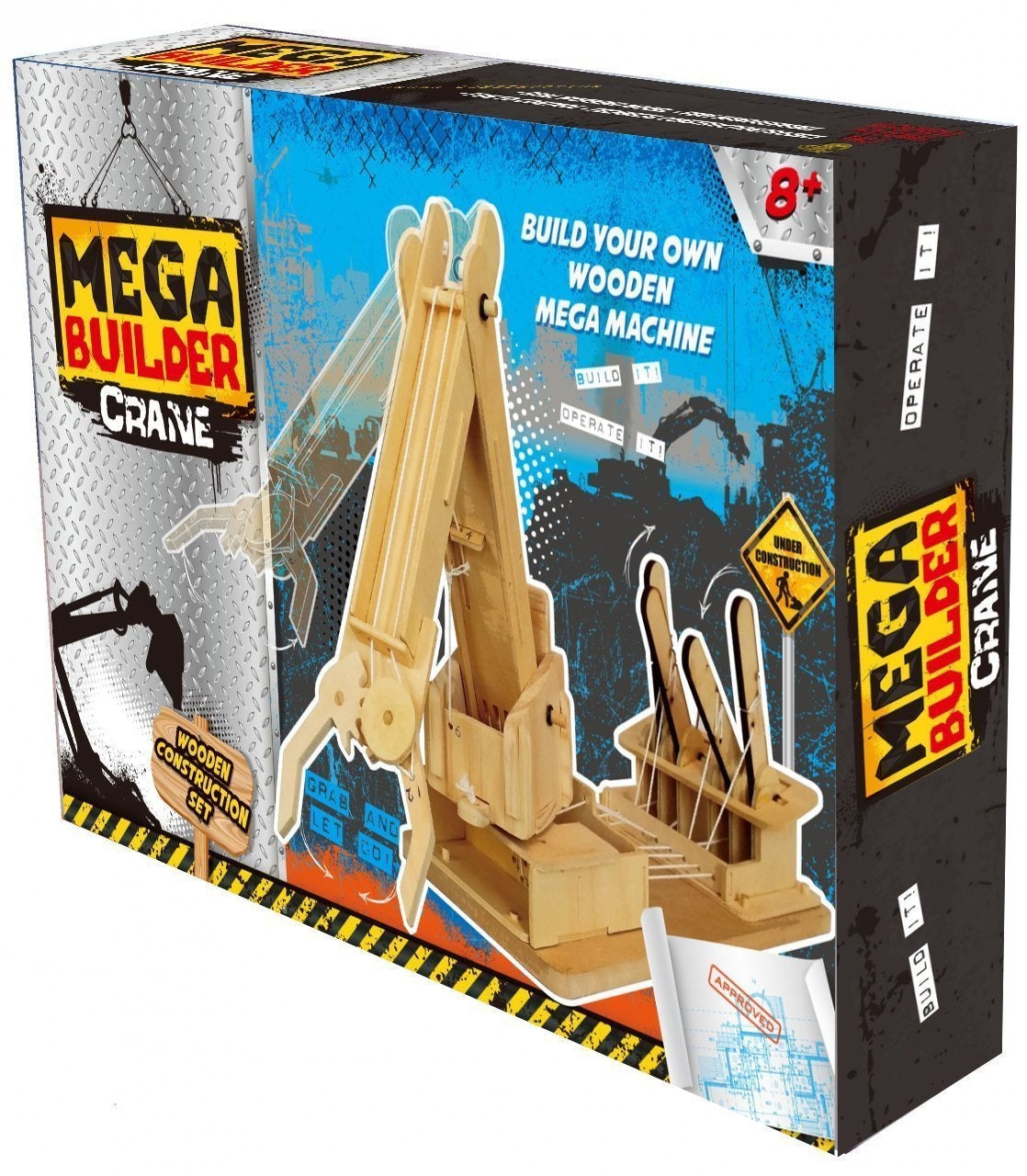 Pathfinders Wooden Mega Crane Building Set