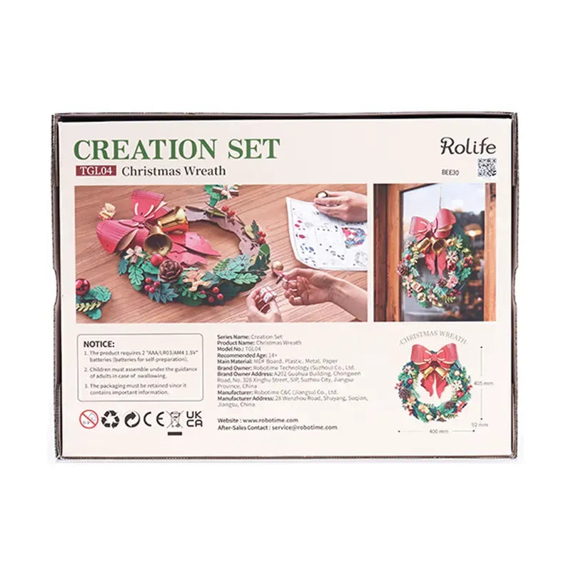 Rolife Christmas Wreath TGL04