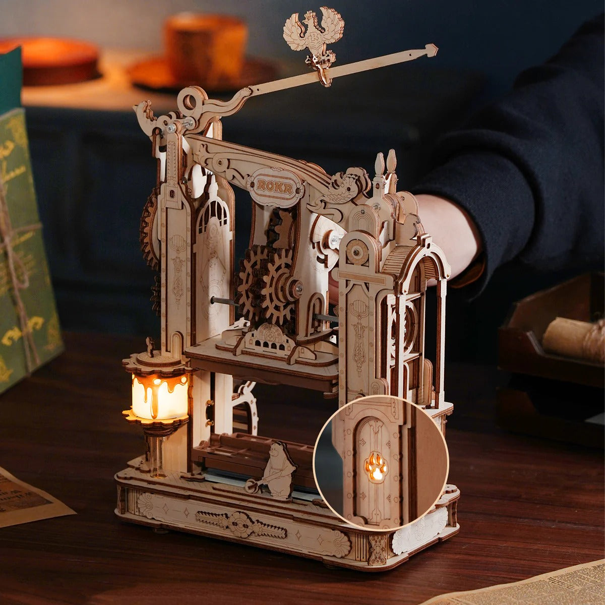 ROKR Printing Press 3D Wooden Puzzle