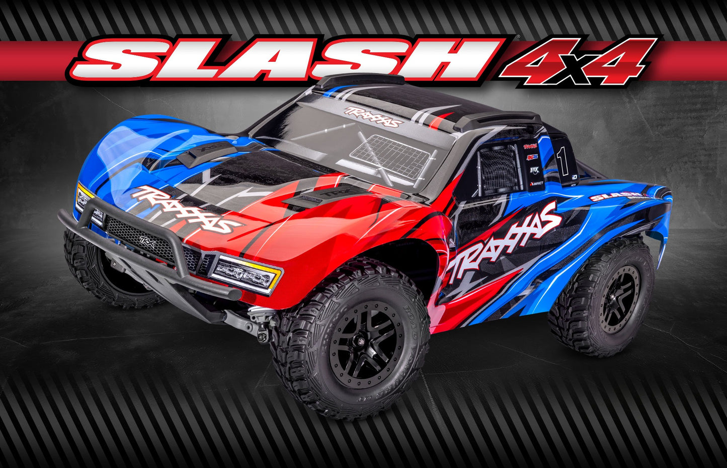 Traxxas 1/10 Slash HD VX3 4WD RTR - Red