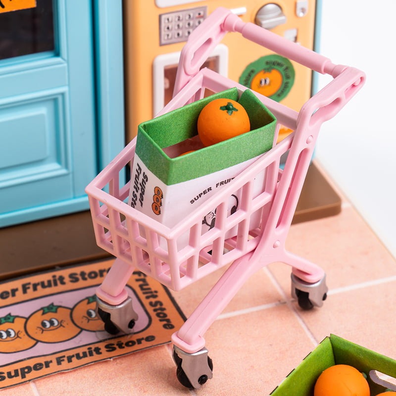 Rolife Super Creator Super Fruit Store Plastic DIY Miniature House Kit