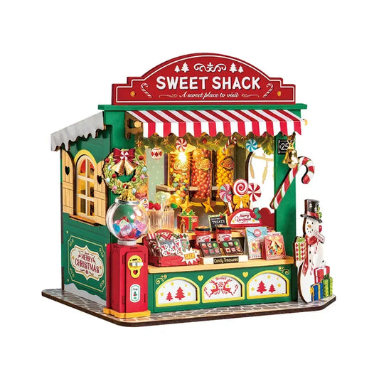 Rolife Christmas Candy Stand Xmas DIY House DS043