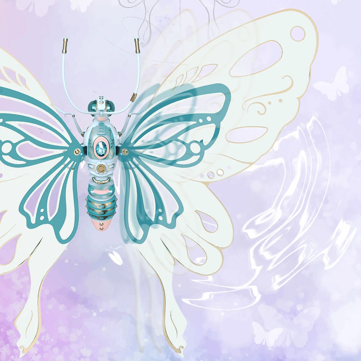 ROKR Butterfly (Blue) Model DIY 3D Puzzle