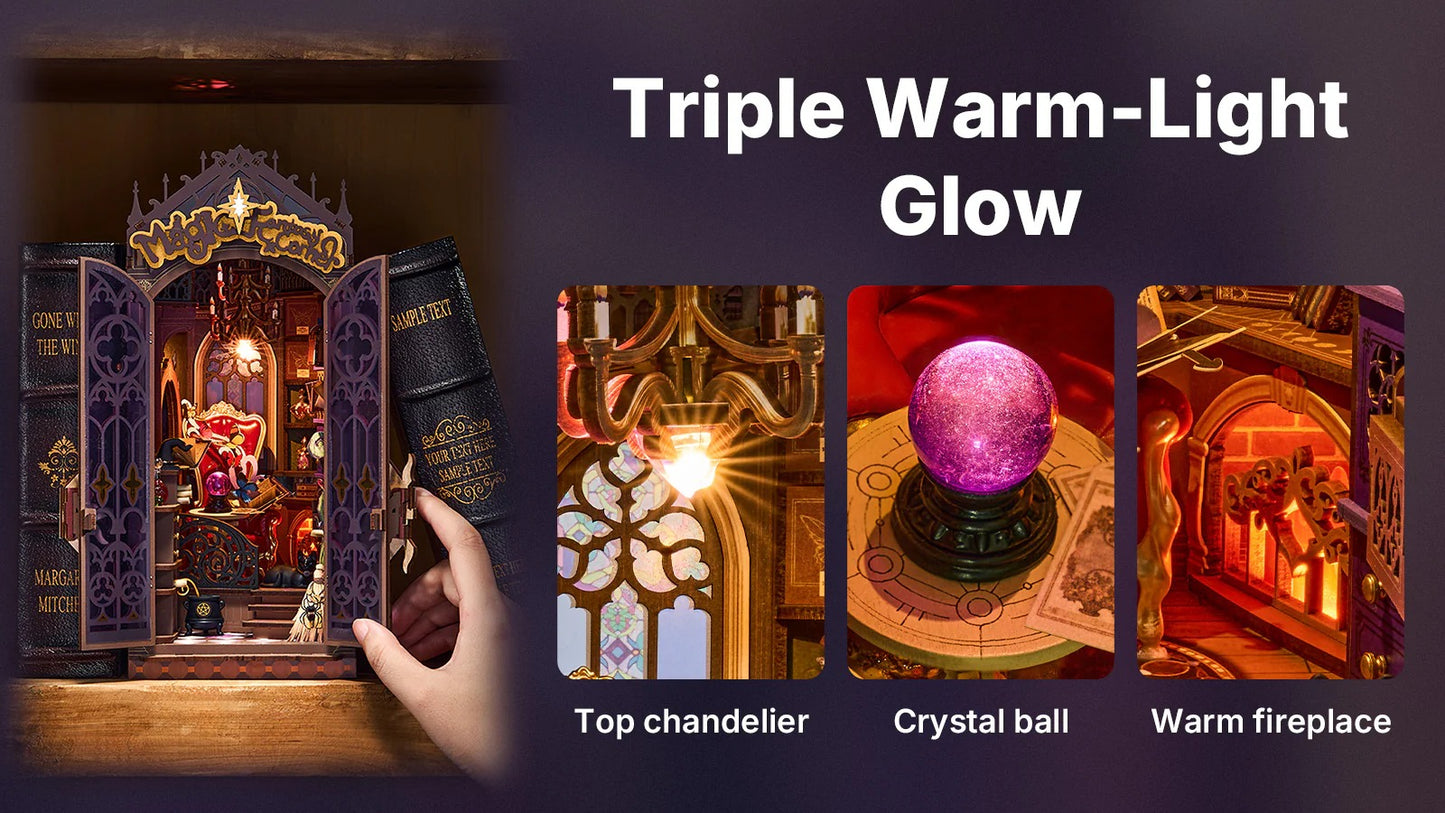 Rolife Magic Fantasy Corner DIY Book Nook Kit TGB14