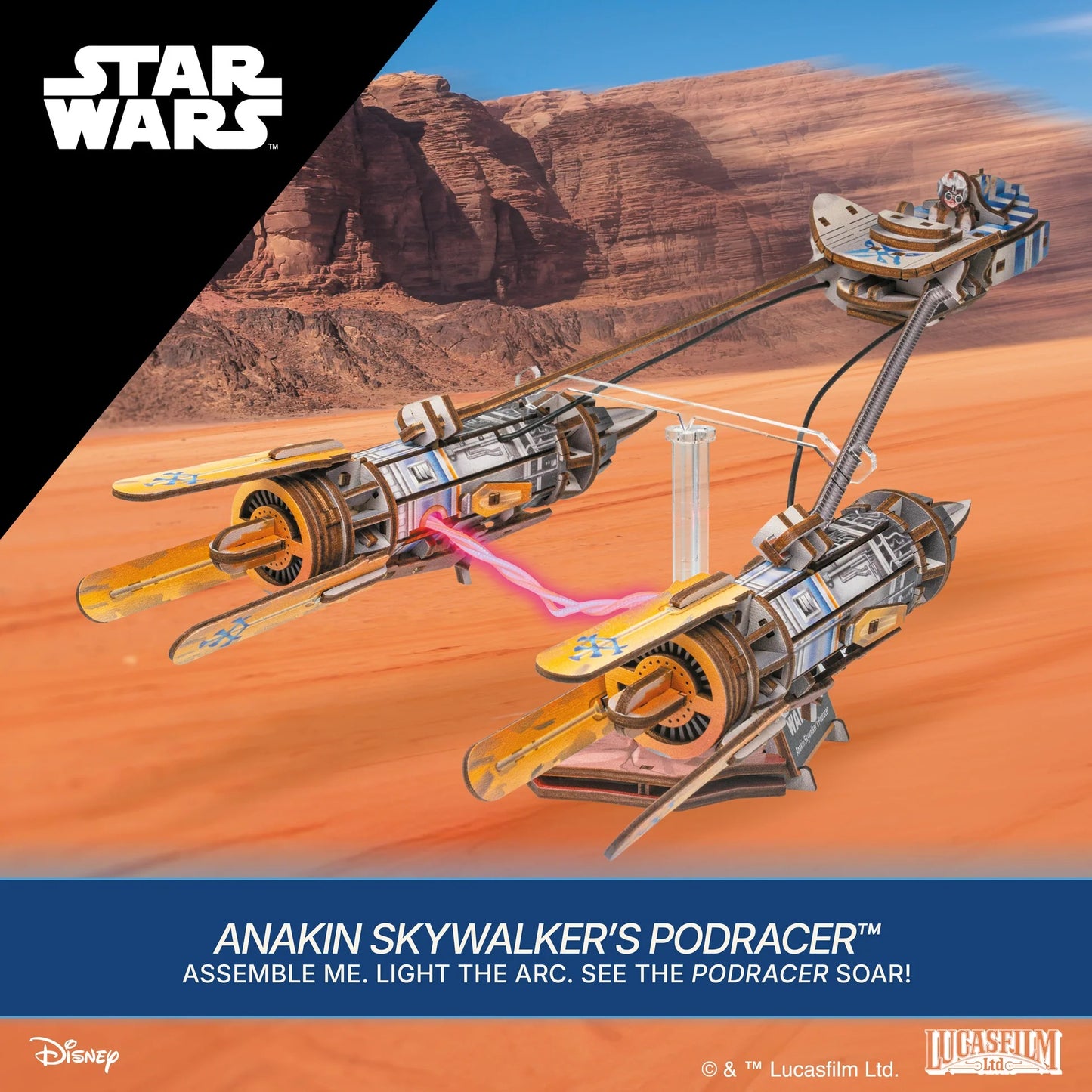 UGears Anakin Skywalker's Podracer - 240 Pieces (Medium) Christmas