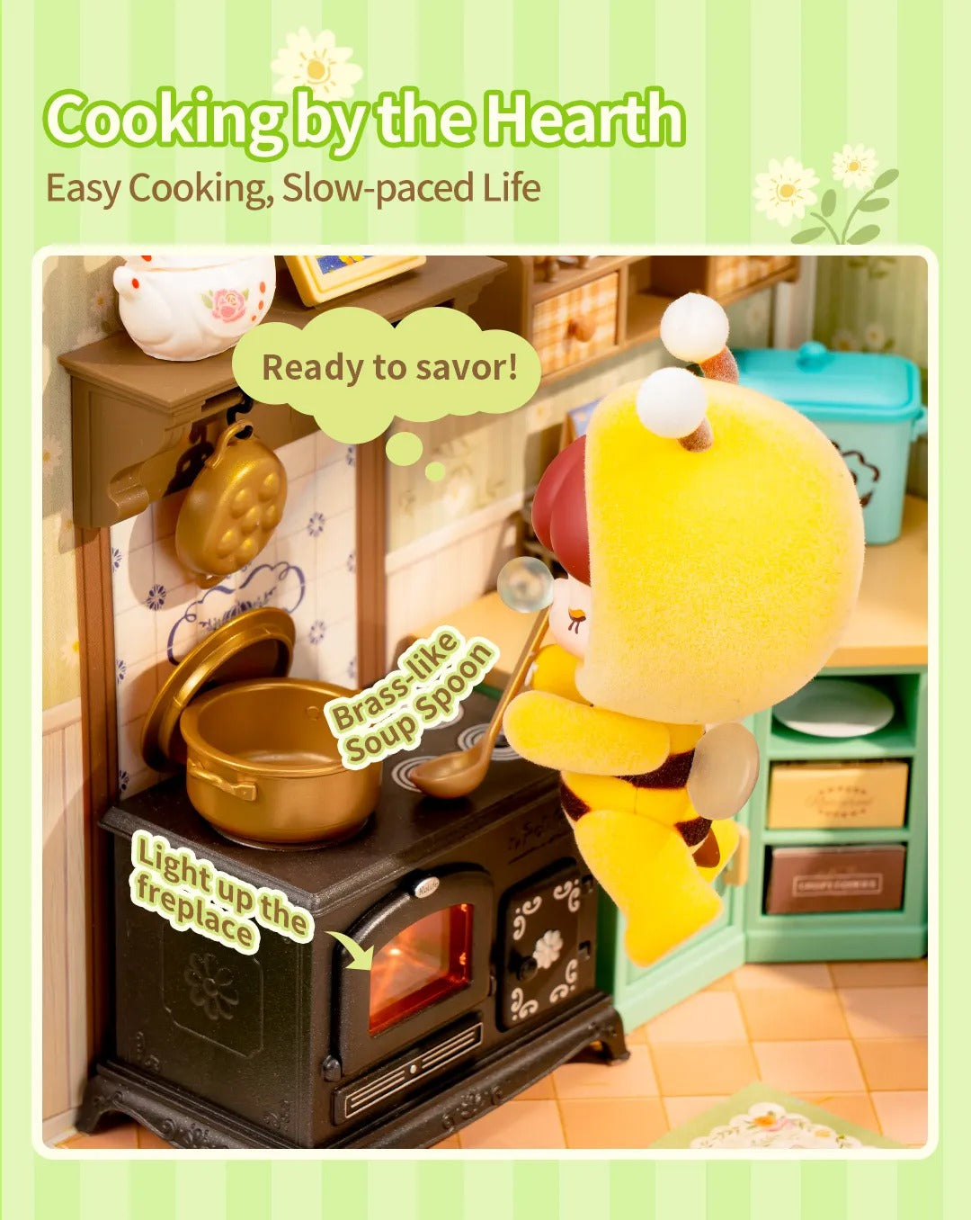 Rolife Farmhouse Kitchen Super Creator Miniature House DW024