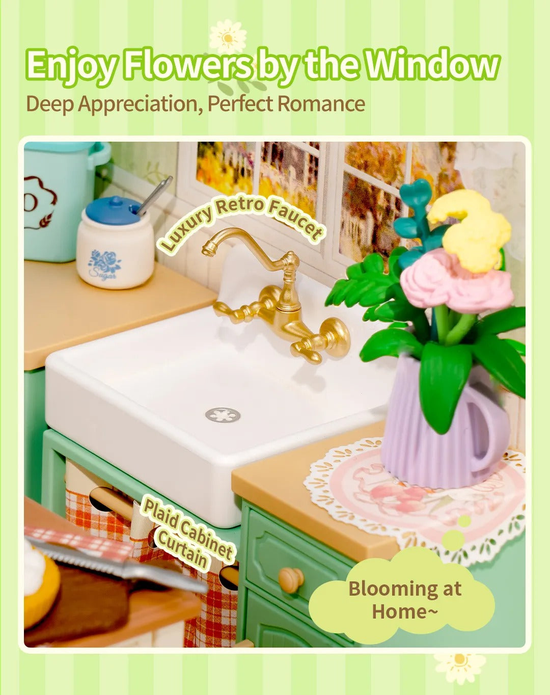 Rolife Farmhouse Kitchen Super Creator Miniature House DW024