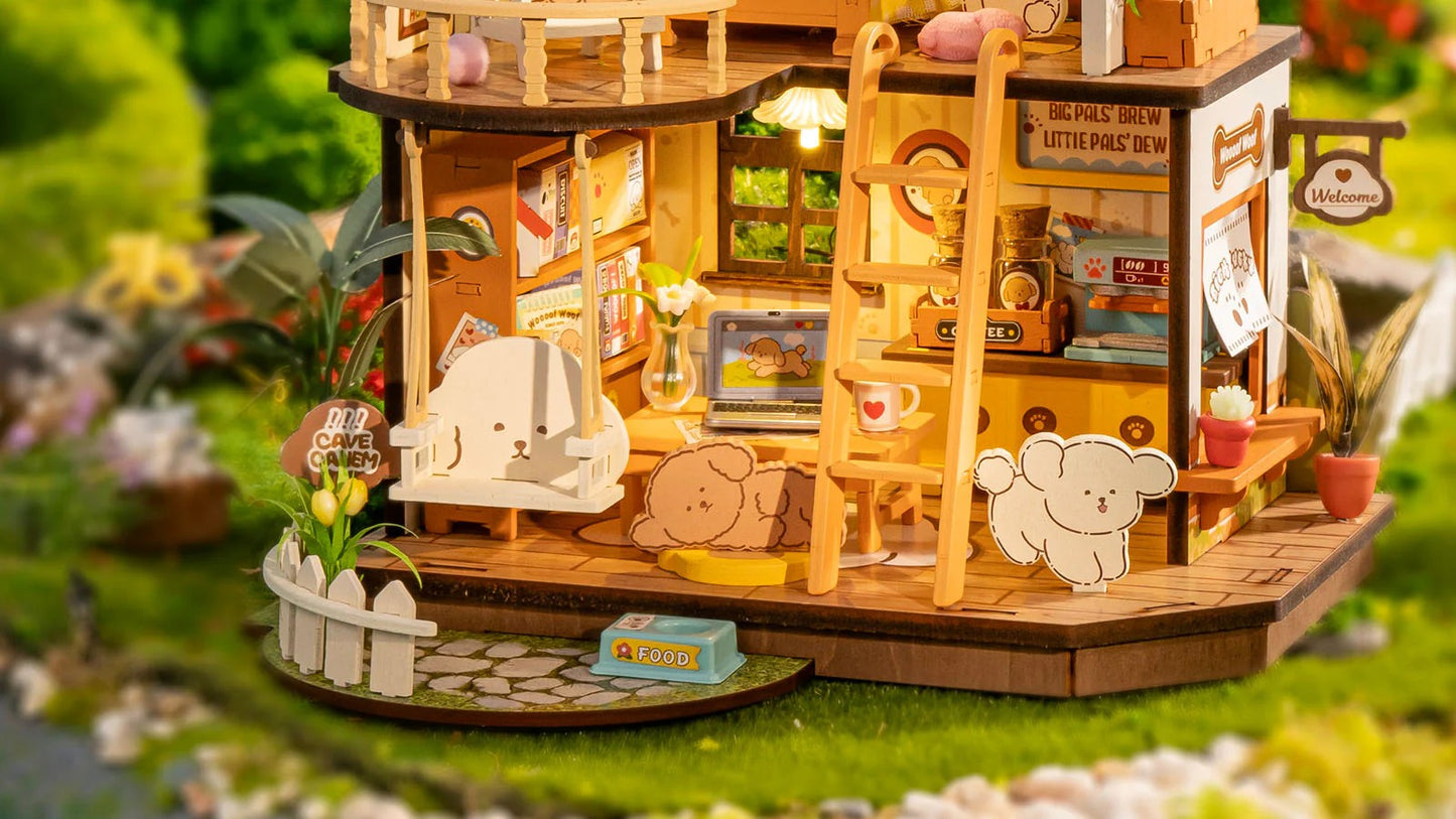 Rolife Puppy's Cozy Villa DIY Miniature House DG169
