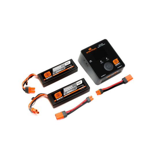 Spektrum Smart PowerStage Charger Bundle 4S SPMXPS4