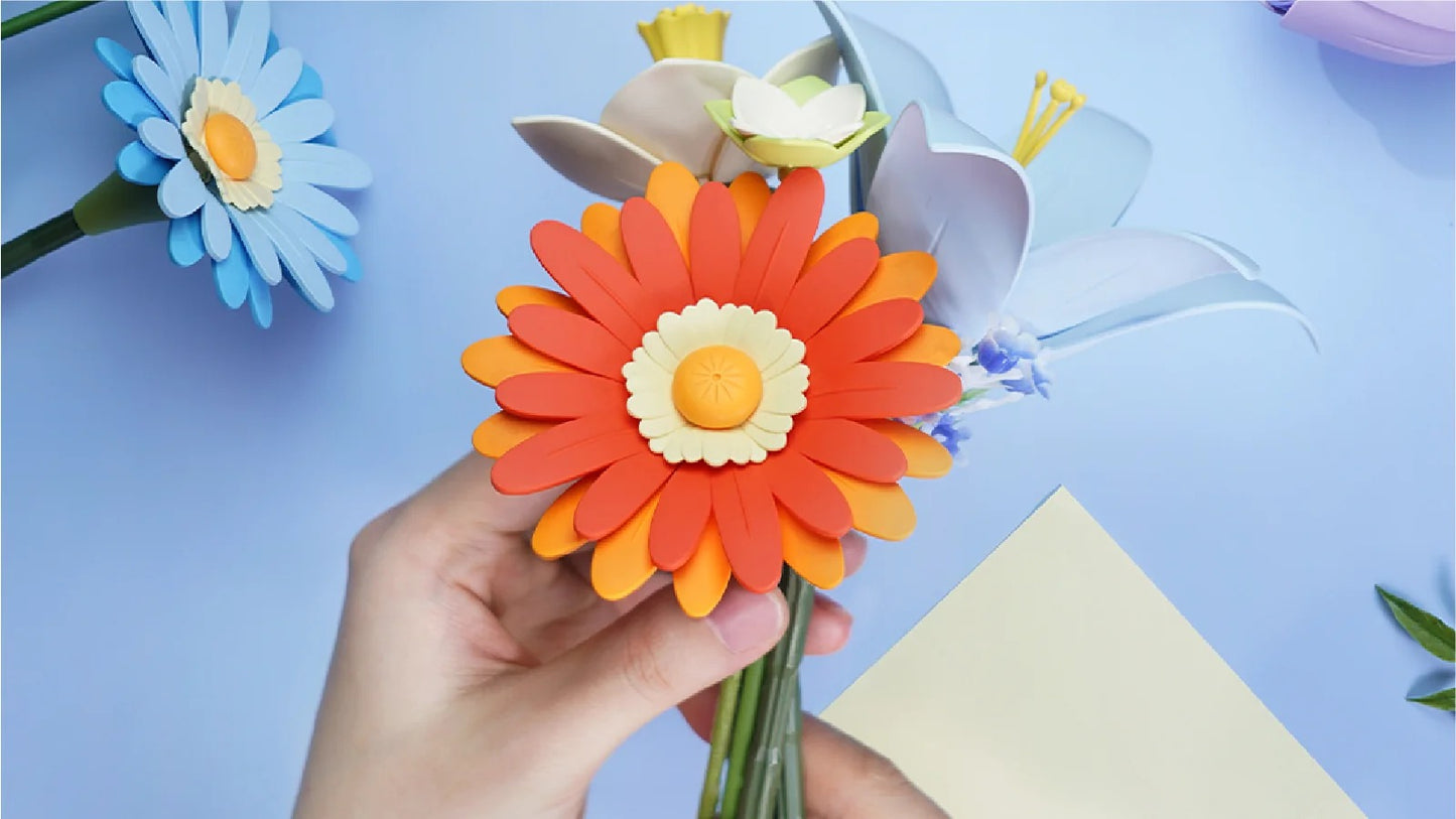 ROKR Twilight Sky Bouquet DIY Flower 3D Puzzle AF03J