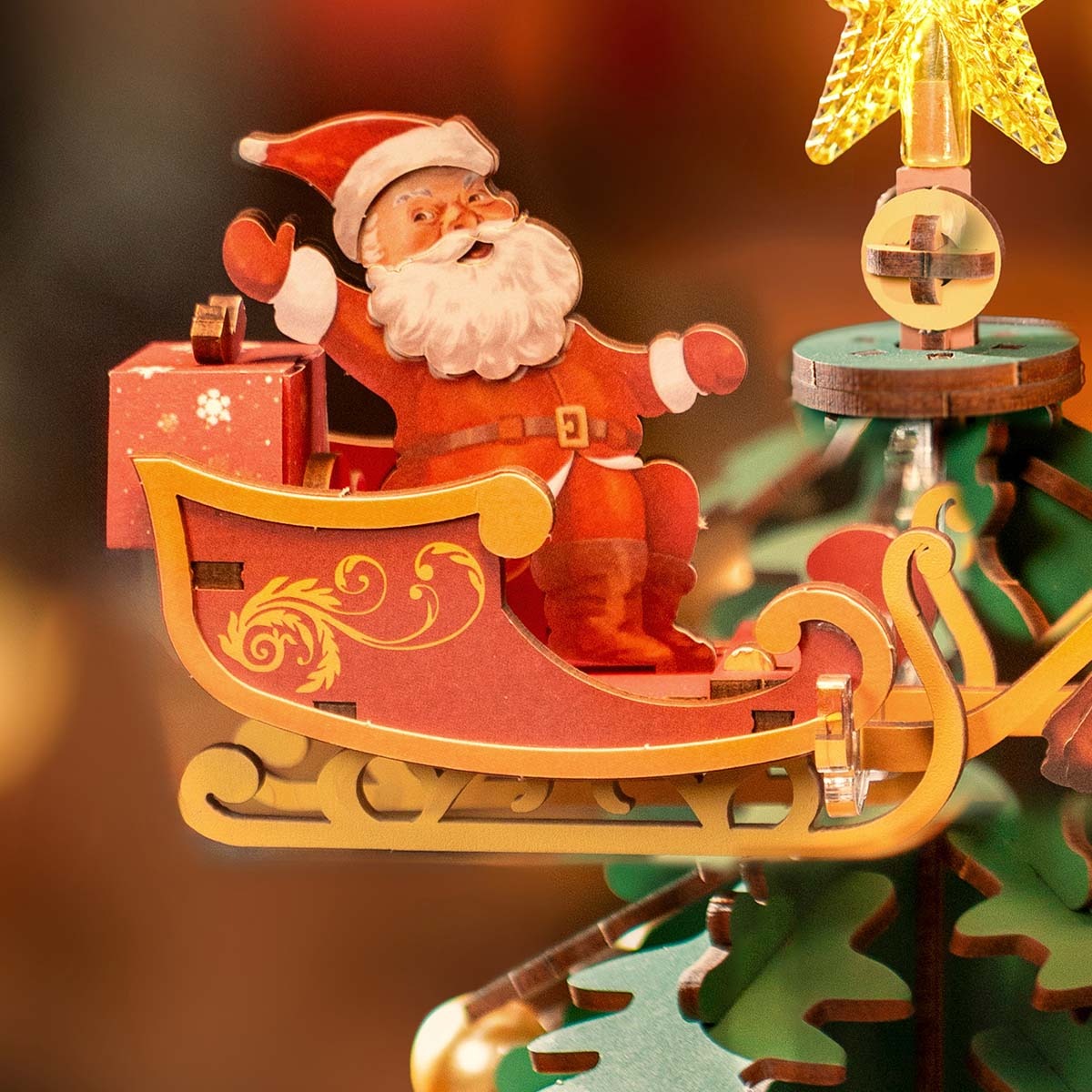 Rolife Christmas Melody Tree Music Dreamer.