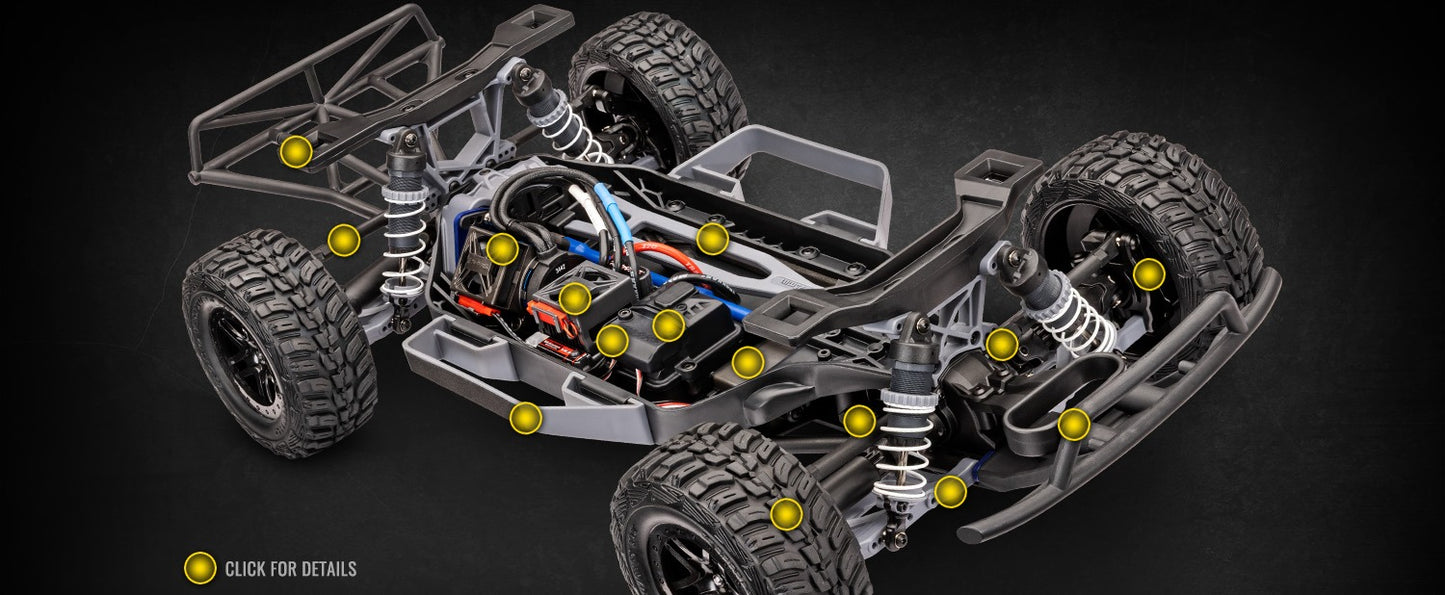 Traxxas 1/10 Slash HD VX3 4WD RTR - Red