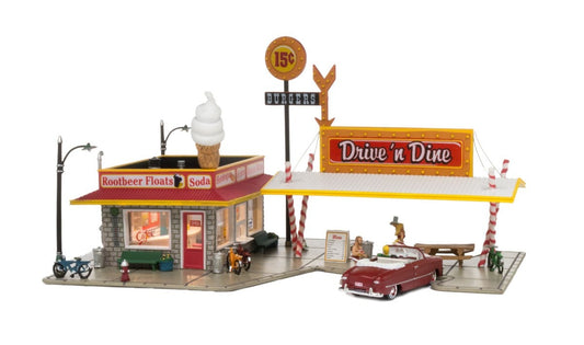 DRIVE 'n DINE (LIT) (HO) Structure SCALE WOO5029