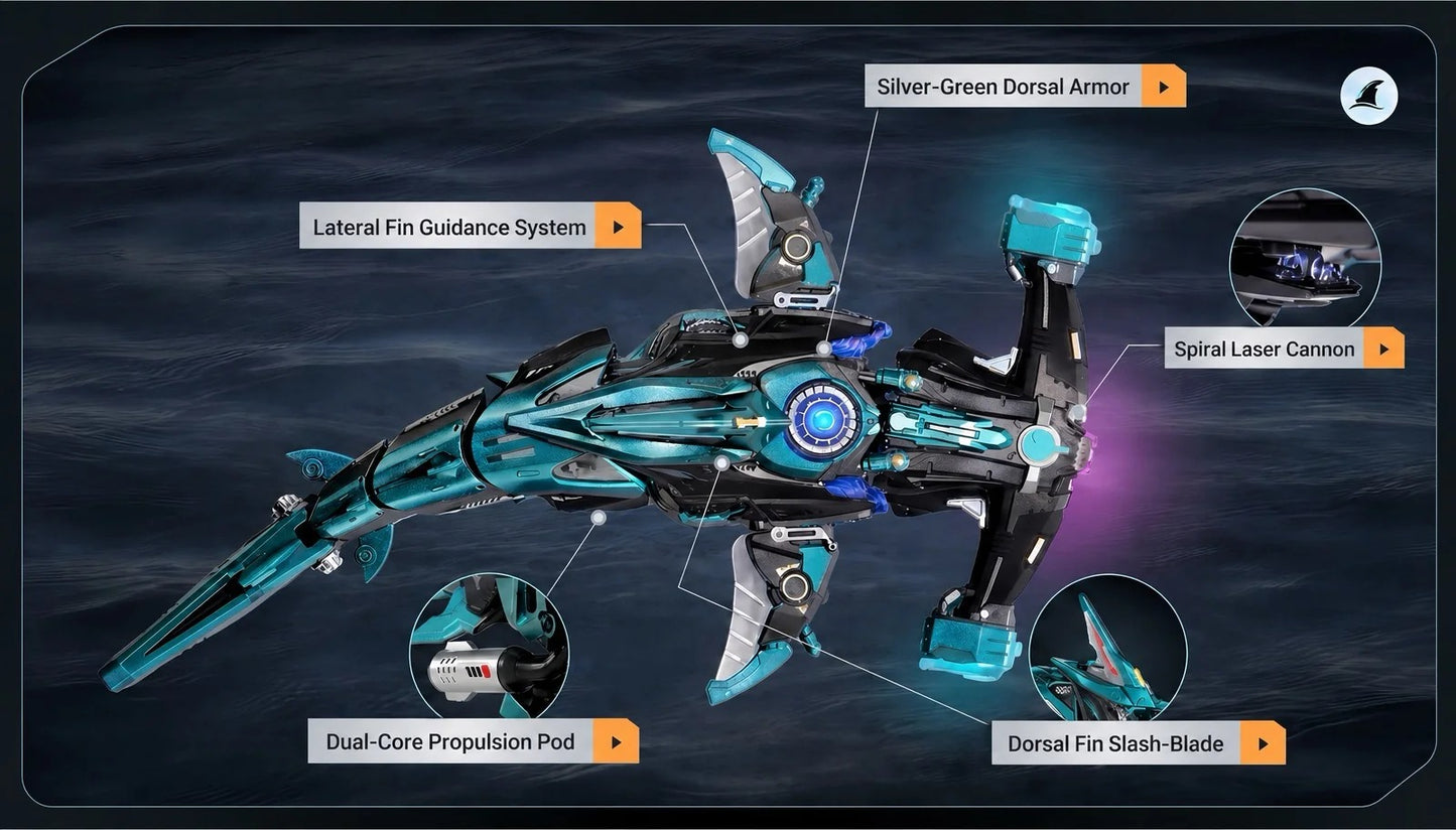 ROKR Hammerhead Shark DIY Model 3D Puzzle MI07