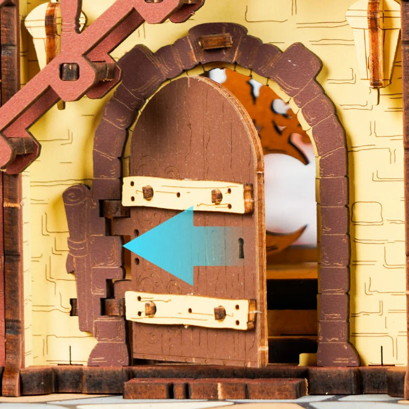 ROKR Cuckoo Clock Mechanical 3D Wooden Puzzle Colored
