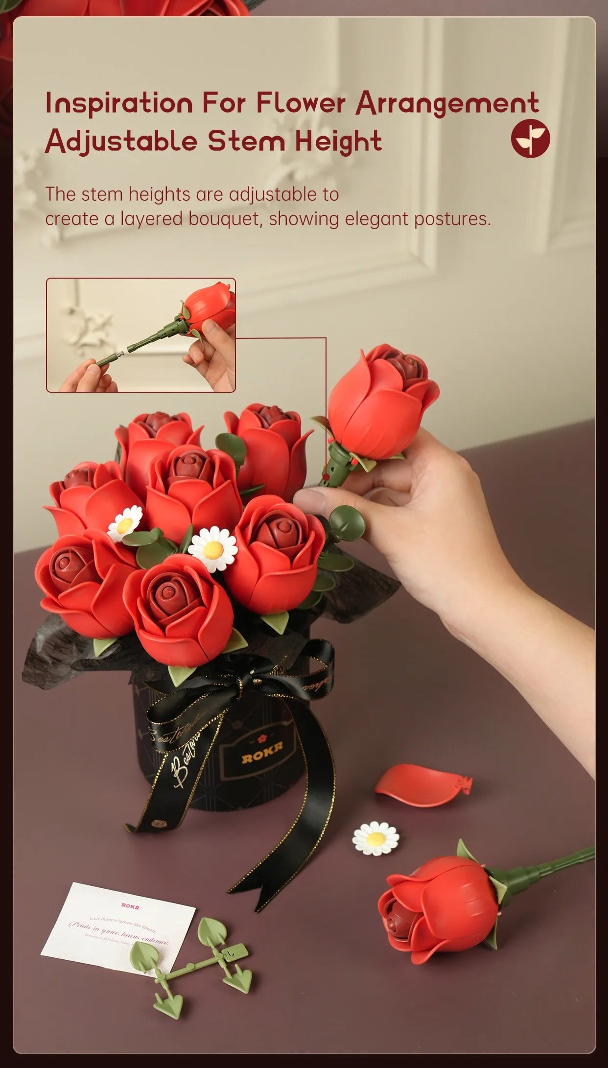 ROKR Red Rose Bouquet AF02J