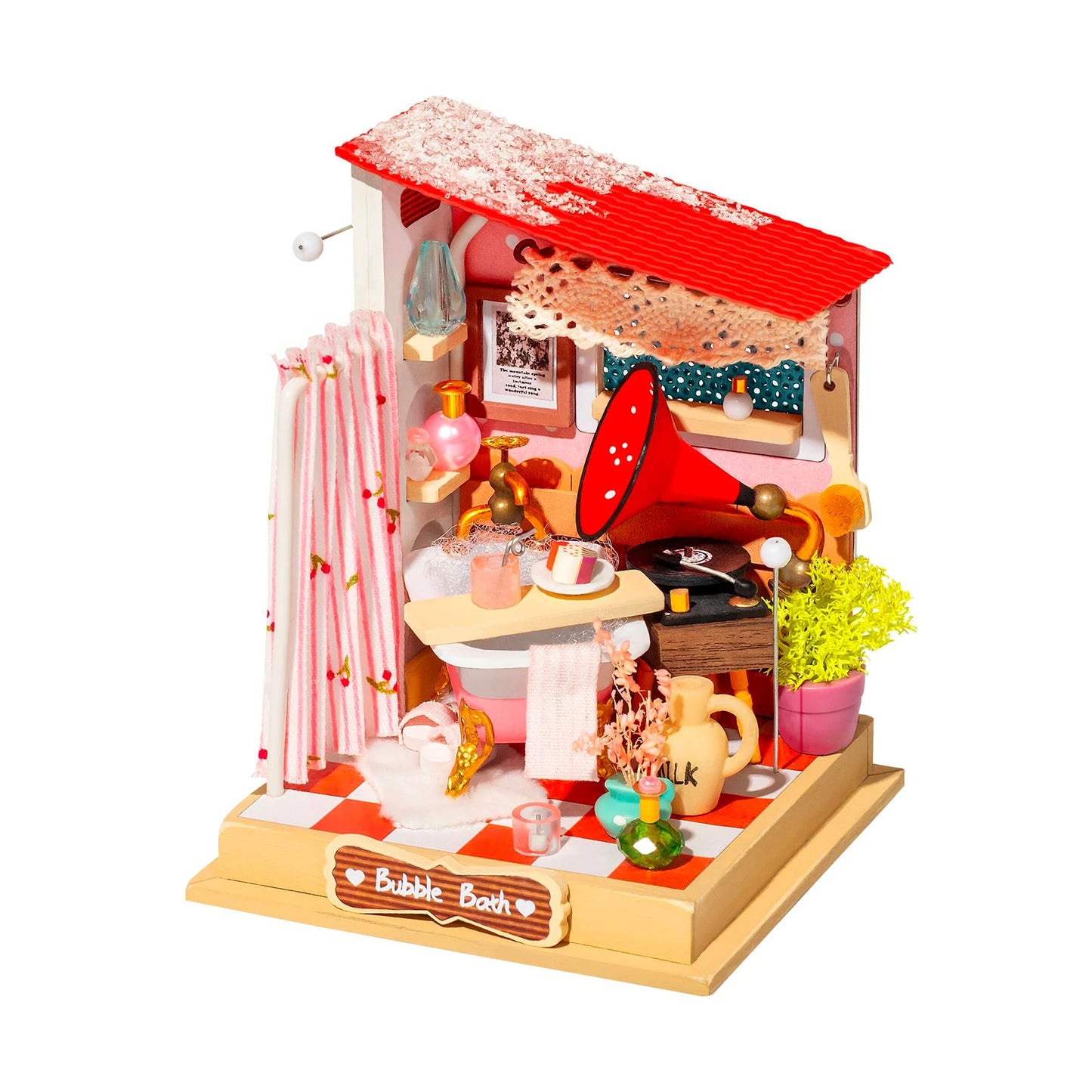 Rolife Bubble bath DIY Miniature Doll House