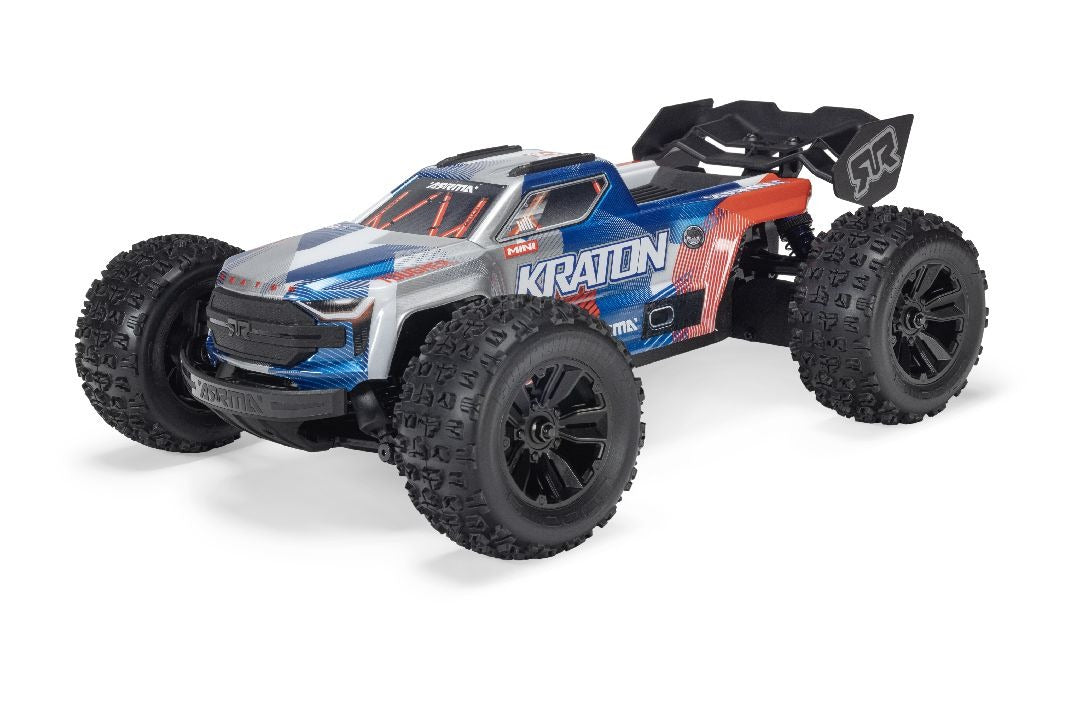 Arrma 1/16 Mini KRATON 223S Brushless DSC 4x4 RTR - Red/Blue ARA2508ST1