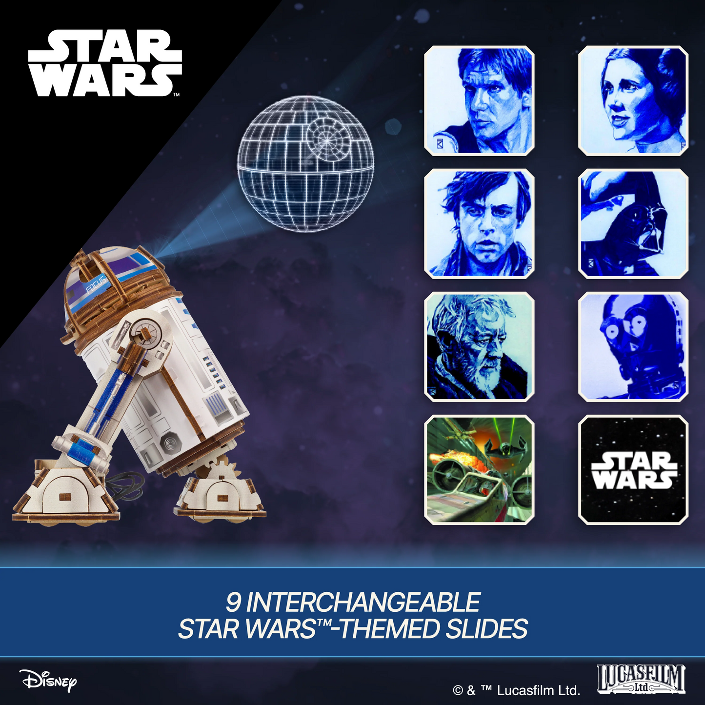 UGears R2-D2™ - 315 Pieces (Medium) Christmas