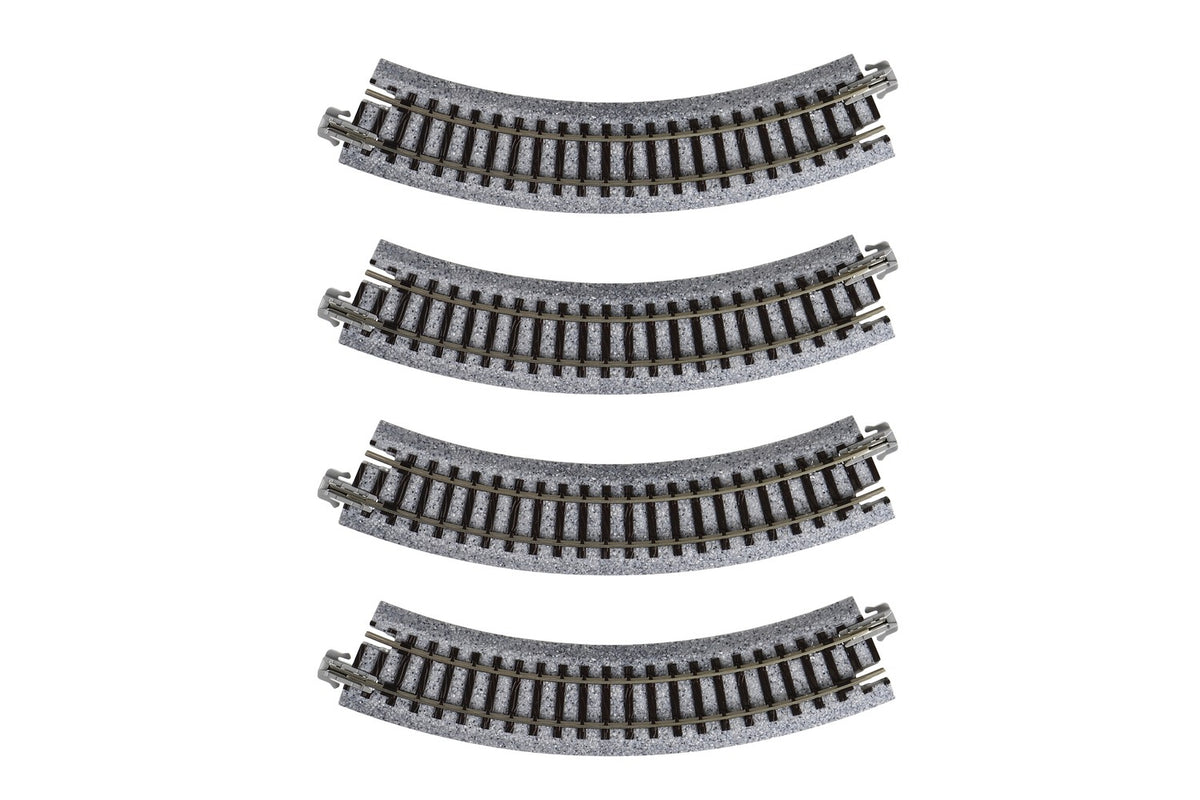 Kato 150mm (6″) Radius 45º Curve Track [4pcs]