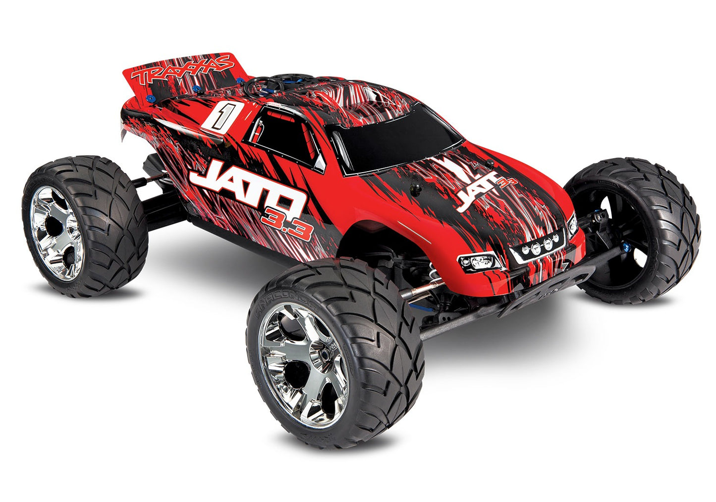 Traxxas Jato 3.3 Nitro with TSM - RedX TRA55077-3REDX