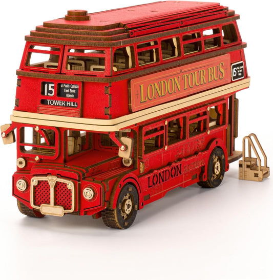 Rolife London Tour Bus 3D Wooden Puzzle