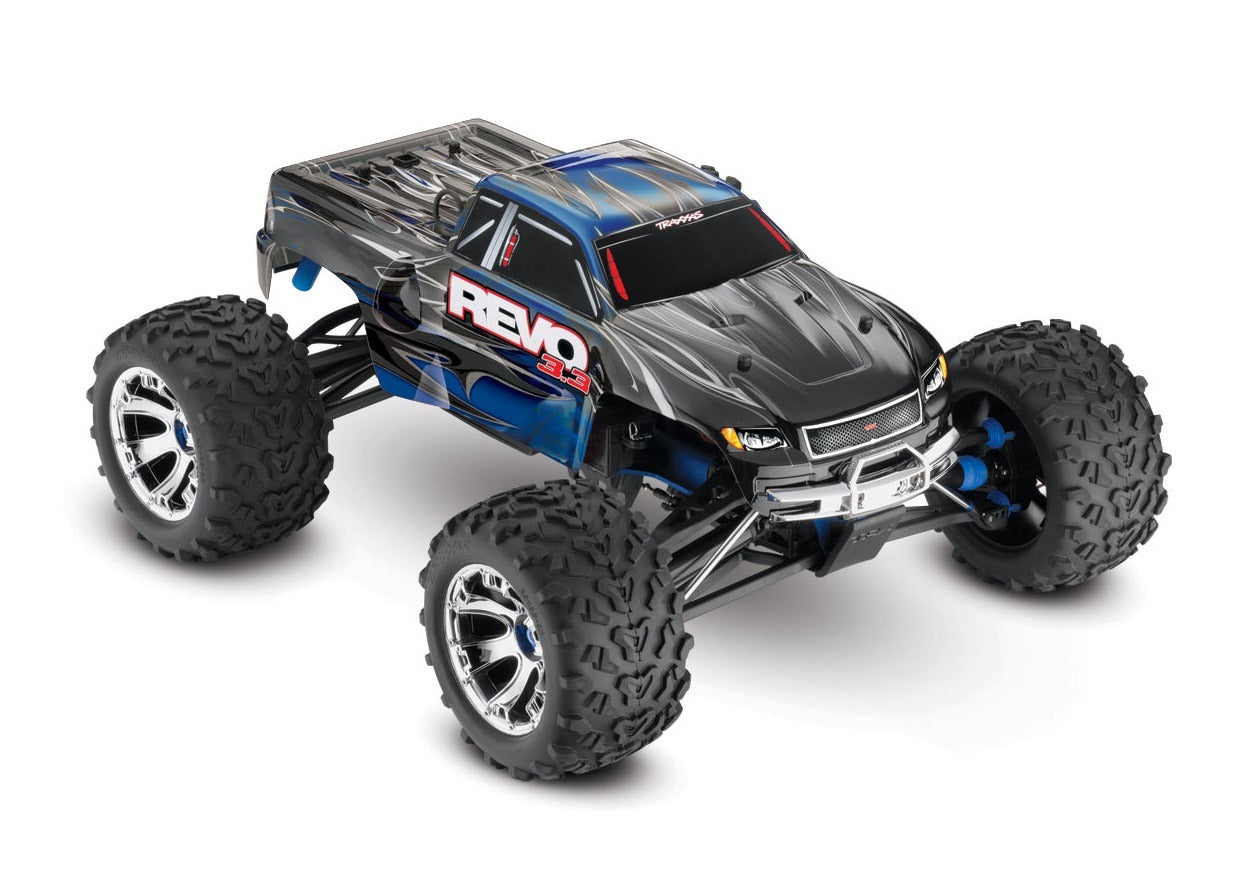 Traxxas Revo 3.3 4WD RTR Nitro Monster Truck - Blue TRA53097-3BLUE