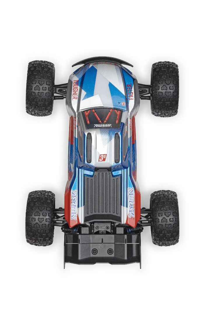 Arrma 1/16 Mini KRATON 223S Brushless DSC 4x4 RTR - Red/Blue ARA2508ST1