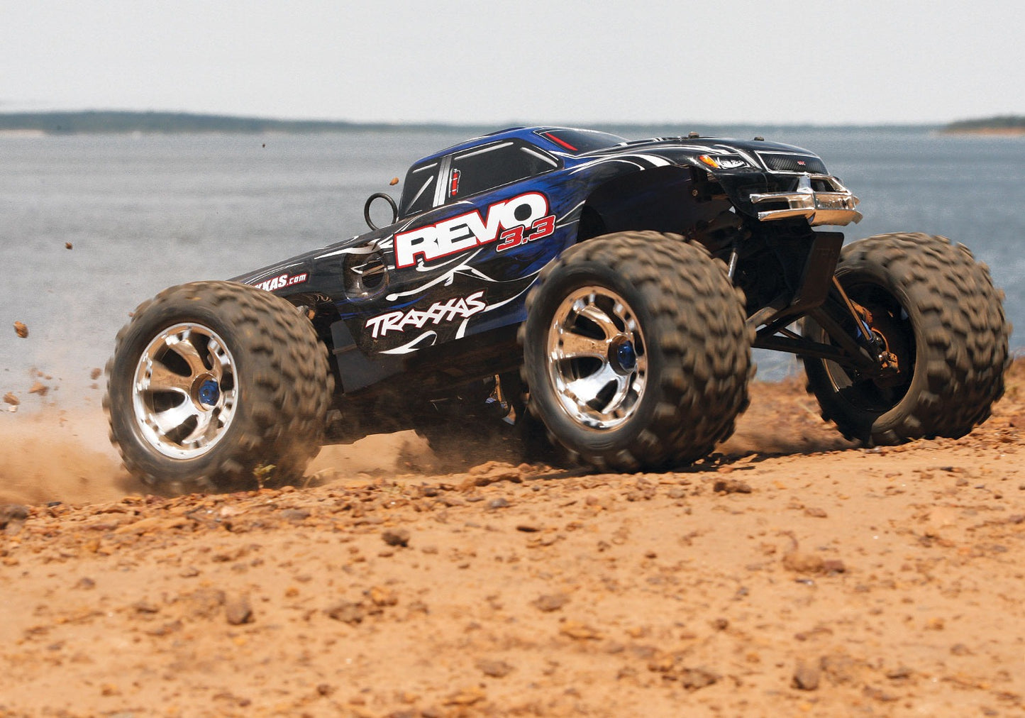 Traxxas Revo 3.3 4WD RTR Nitro Monster Truck - Blue TRA53097-3BLUE