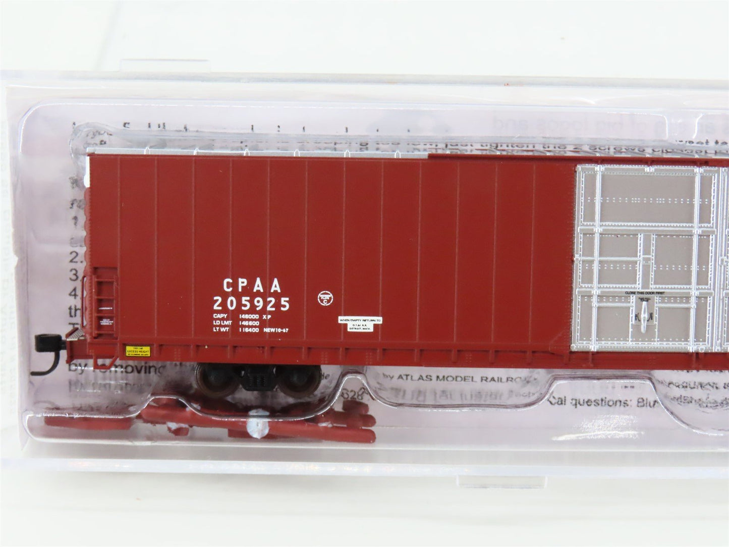 N Rolling Pullman-Standard 86' Double-Door Auto Parts Boxcar Canadian Pacific CPAA