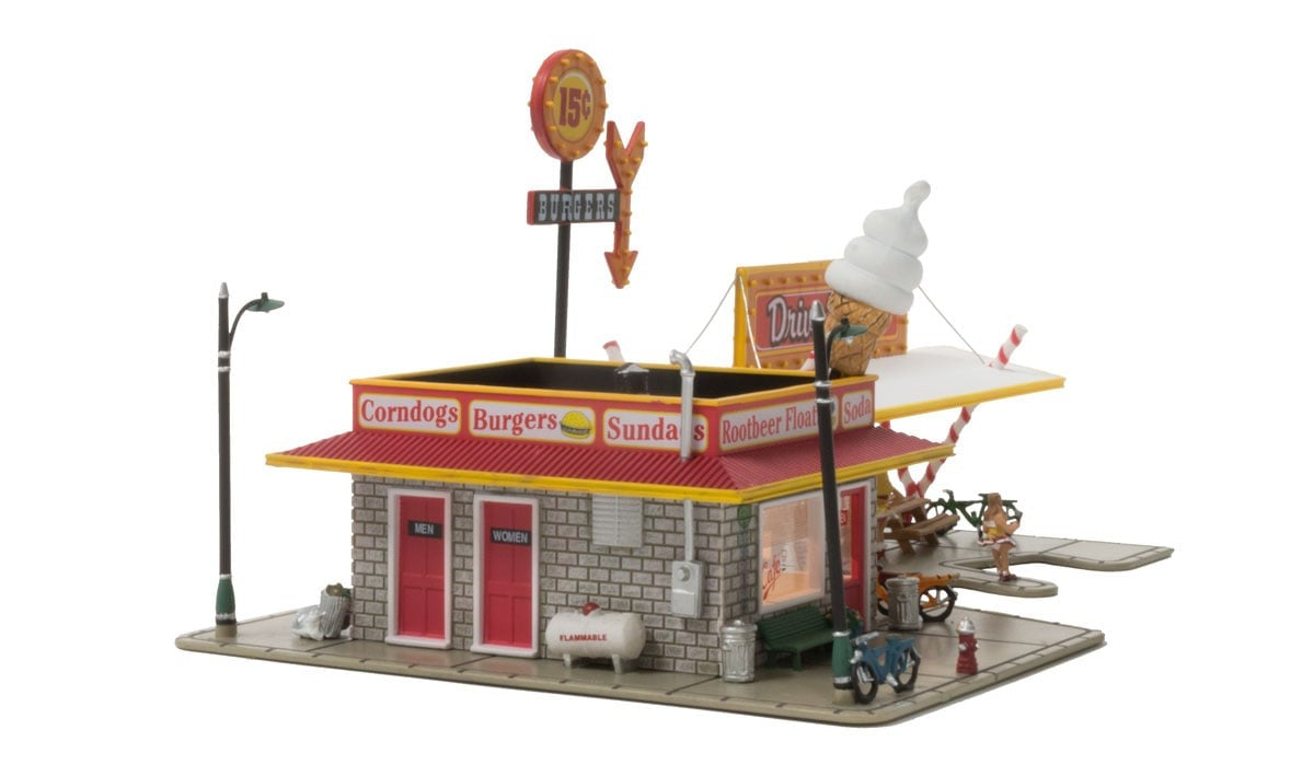 DRIVE 'n DINE (LIT) (HO) Structure SCALE WOO5029