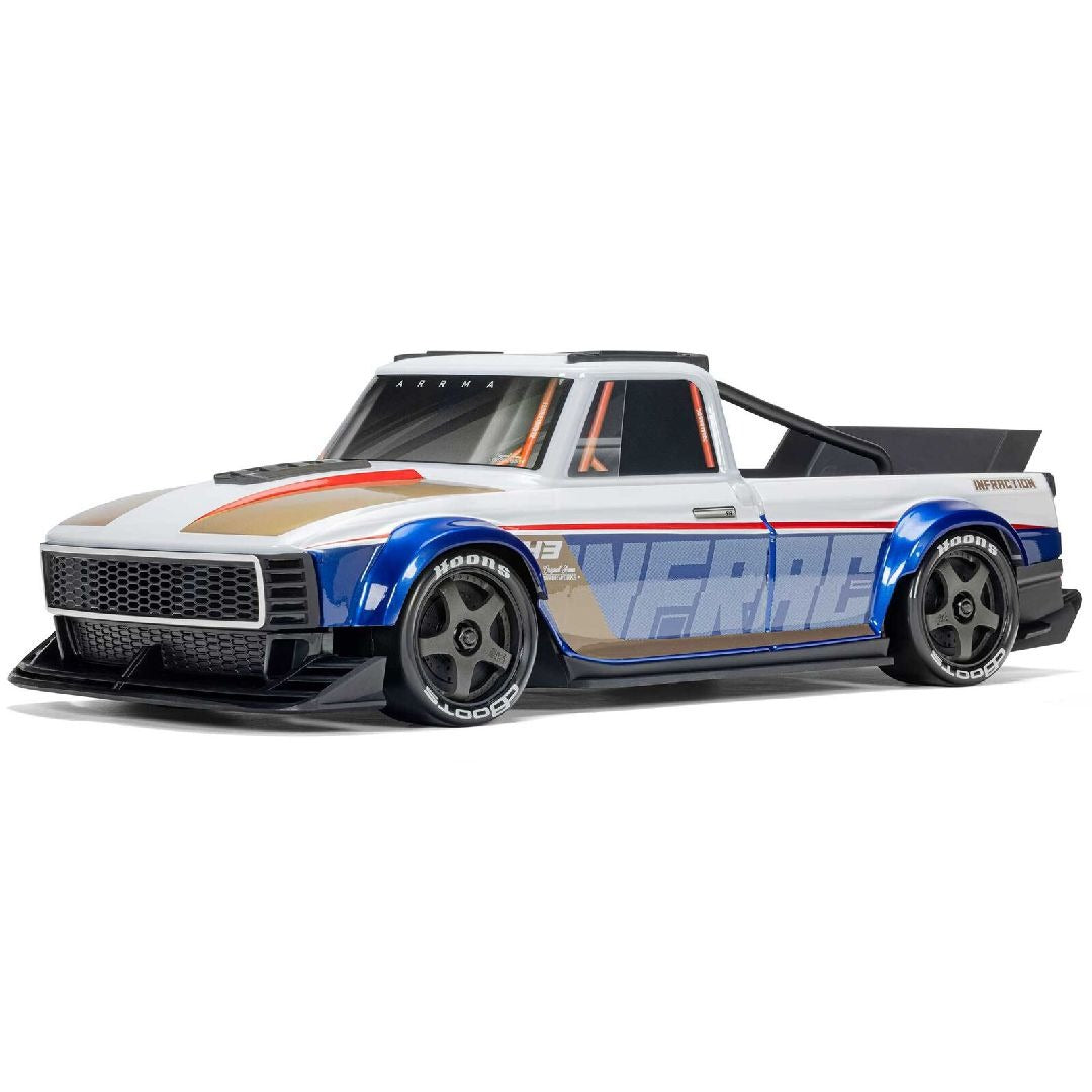 Arrma 1/12 INFRACTION GROM 3S 4X4 Brushless RTR - Blue/Red