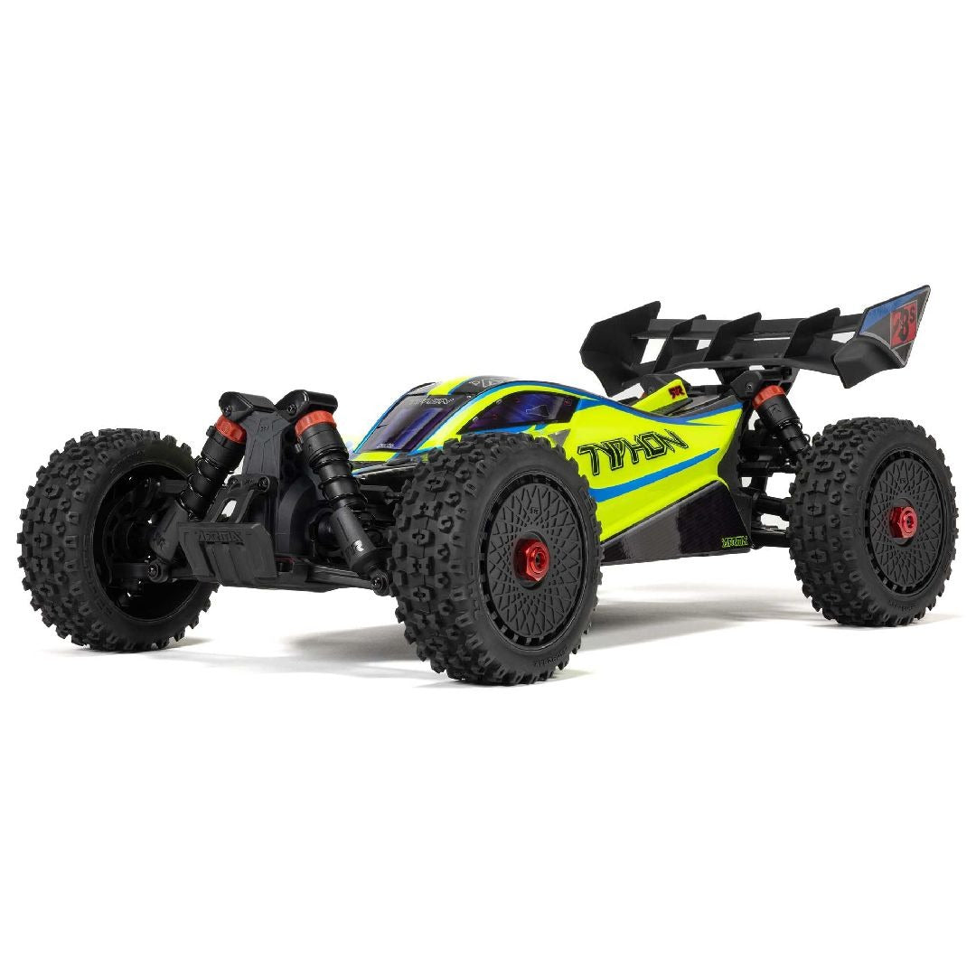 Arrma 1/8 TYPHON BLX 4x4 Buggy RTR - Yellow