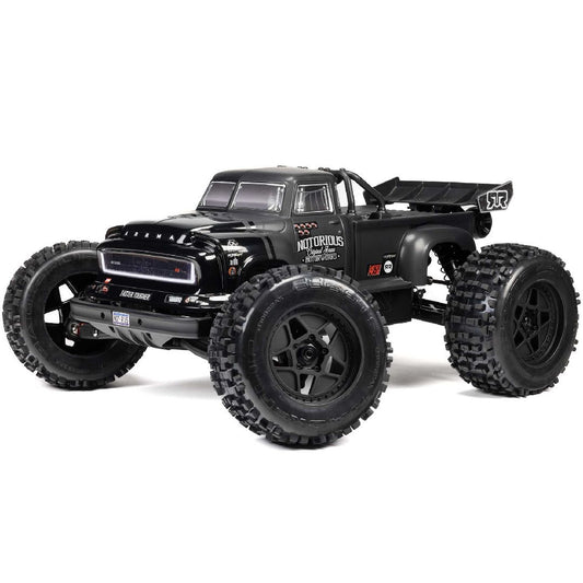 Arrma 1/8 NOTORIOUS BL-6s 4x4 Stunt Truck RTR - Black