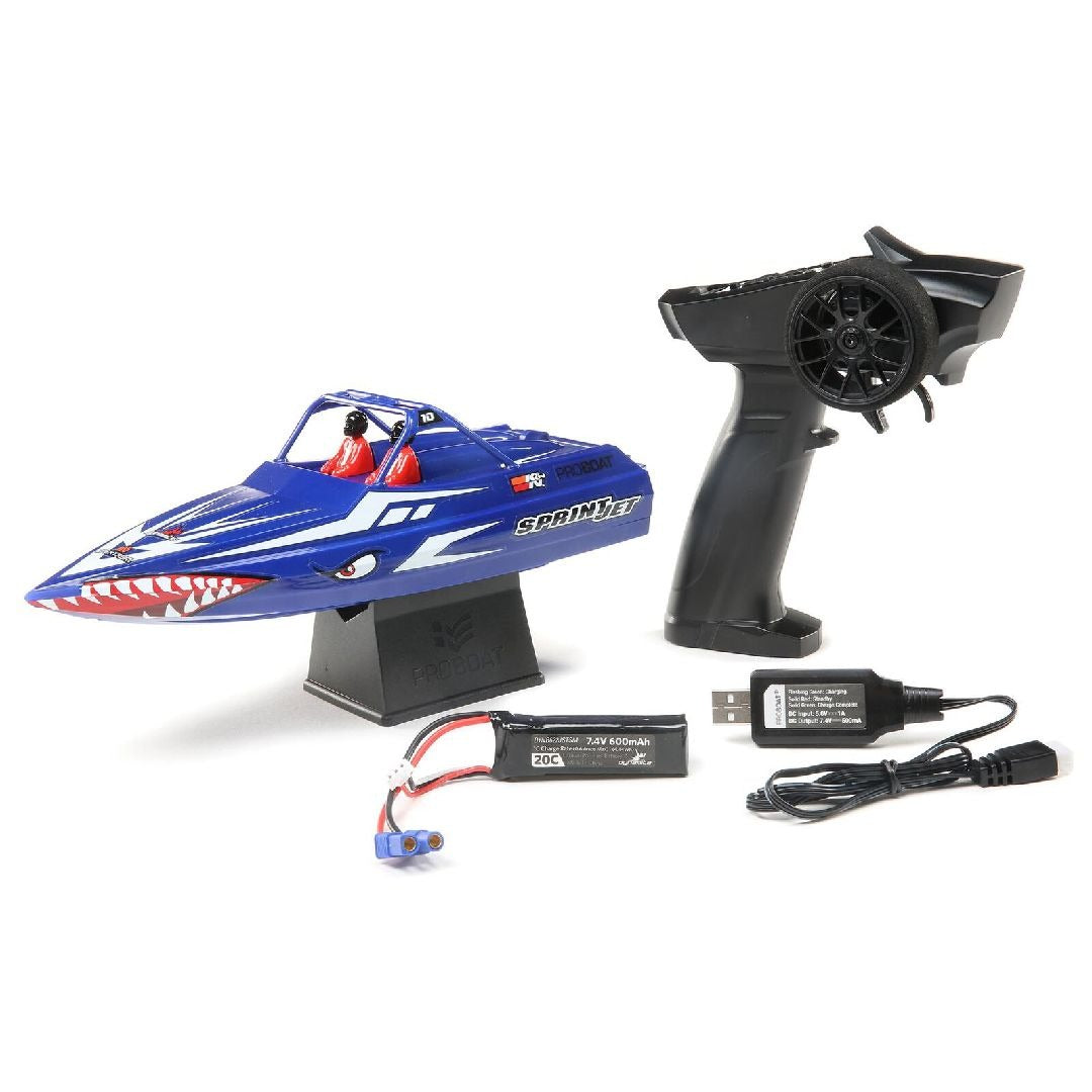 Pro Boat Sprintjet 9-inch Self-Right Jet Boat RTR - Blue (Battery & Charger Included)