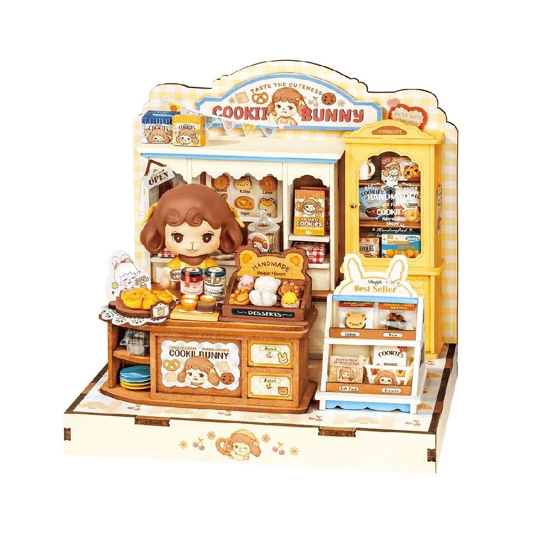 Rolife Cookii Bunny's Cookie Shop DIY Miniature House