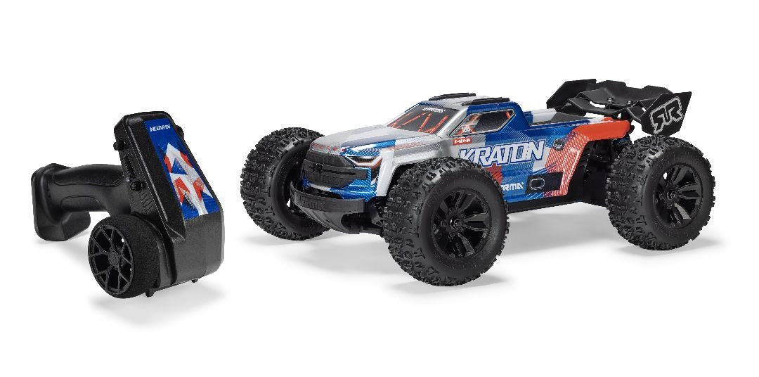 Arrma 1/16 Mini KRATON 223S Brushless DSC 4x4 RTR - Red/Blue ARA2508ST1