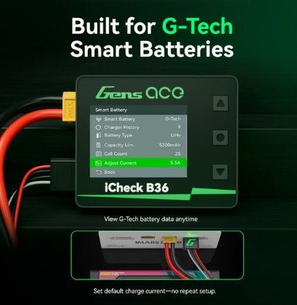 Gens Ace iCheck B36 Smart R/C Battery Checker