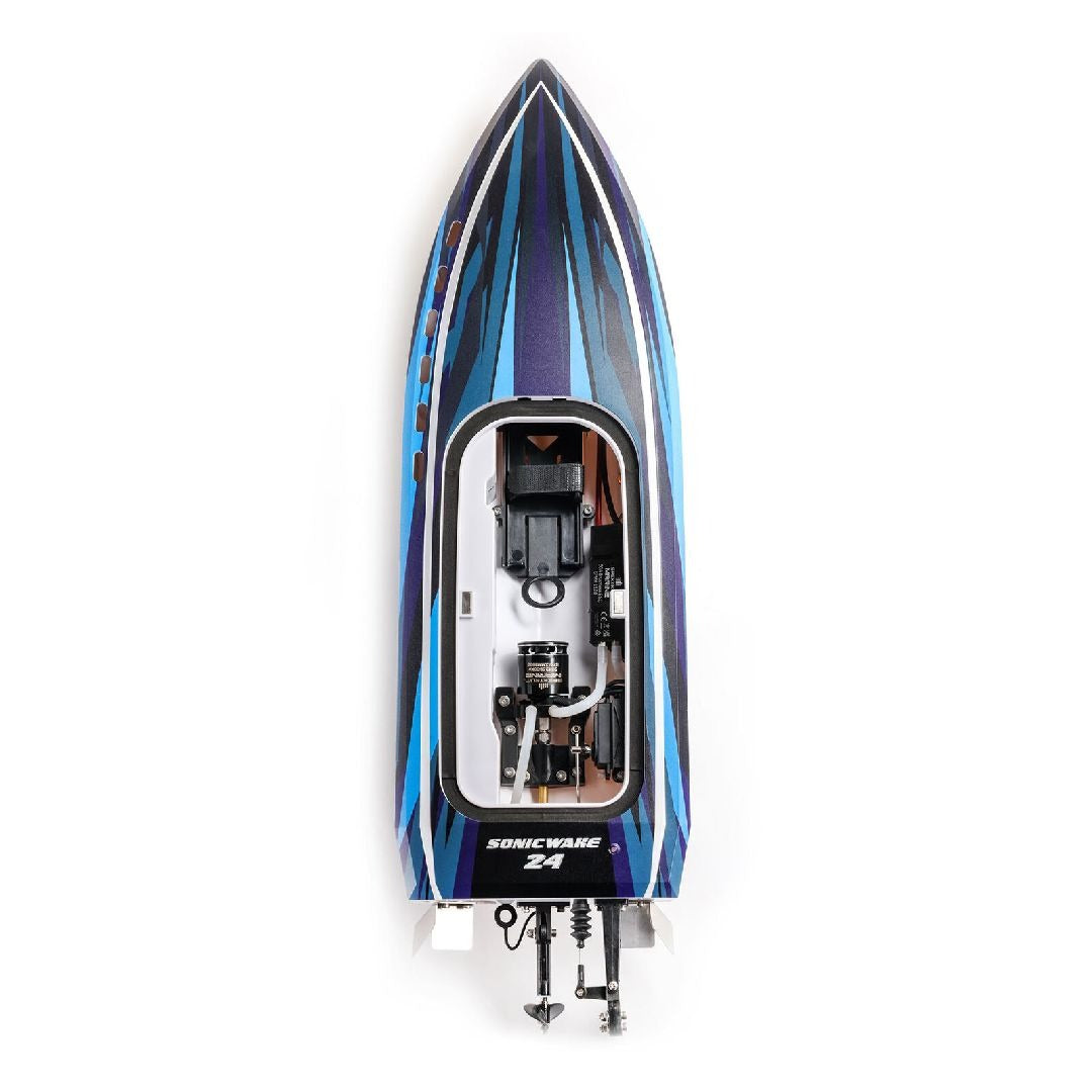 Pro Boat 24" Sonicwake Self-Right BLX Deep-V RTR (B&C Incl) Blue