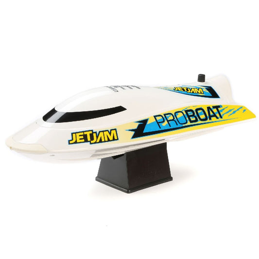 Pro Boat Jet Jam 12 Pool Racer, Brushed RTR - White (Battery & Charger Included)